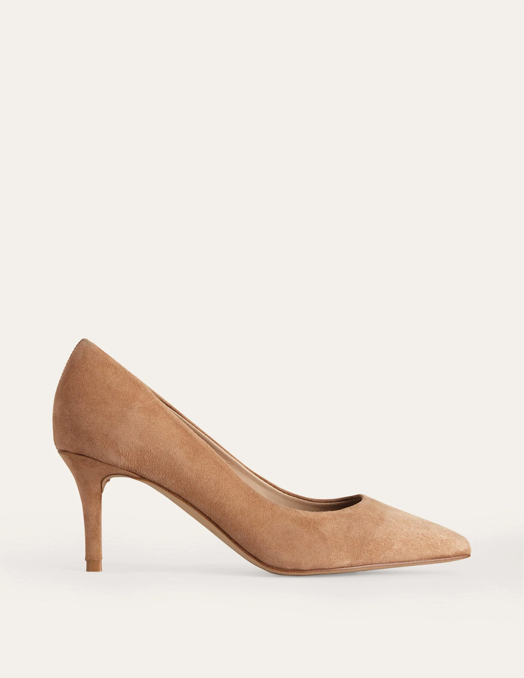 Klassische Pumps aus Veloursleder-Ahornsirup Veloursleder - Image 2