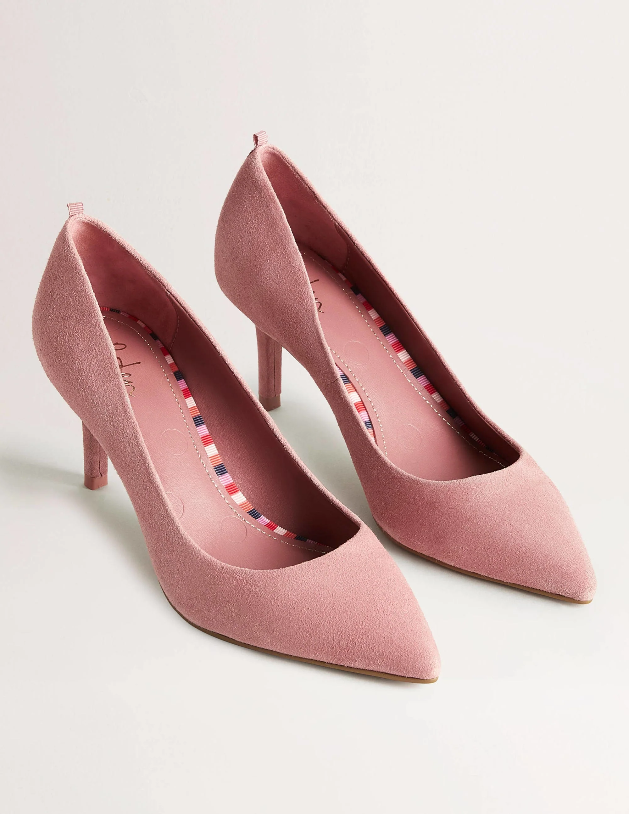Klassische Pumps aus Veloursleder-Staubrot - Image 2