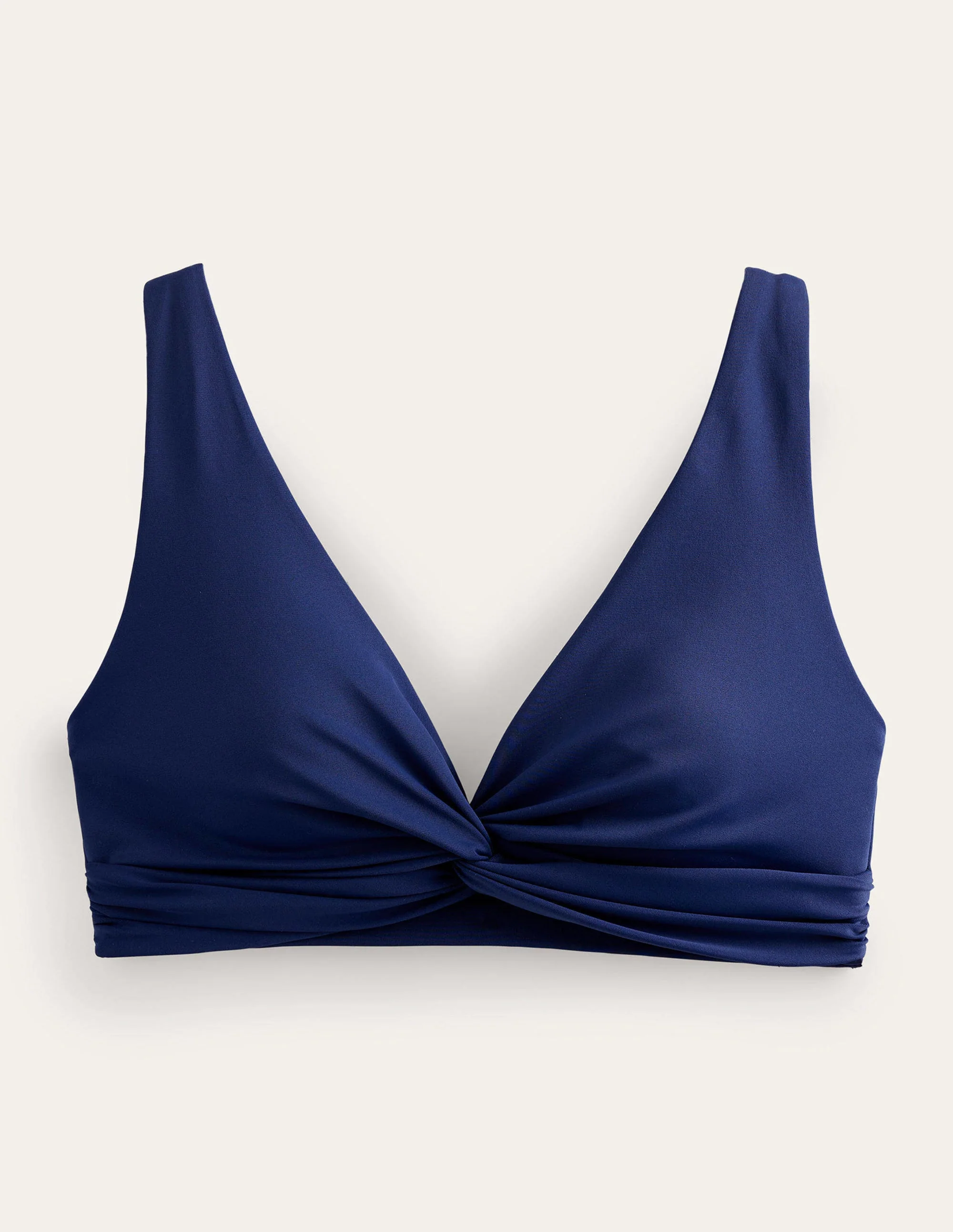 Klassisches Bikinioberteil mit Twistdetail-Französisches Marineblau - Image 5