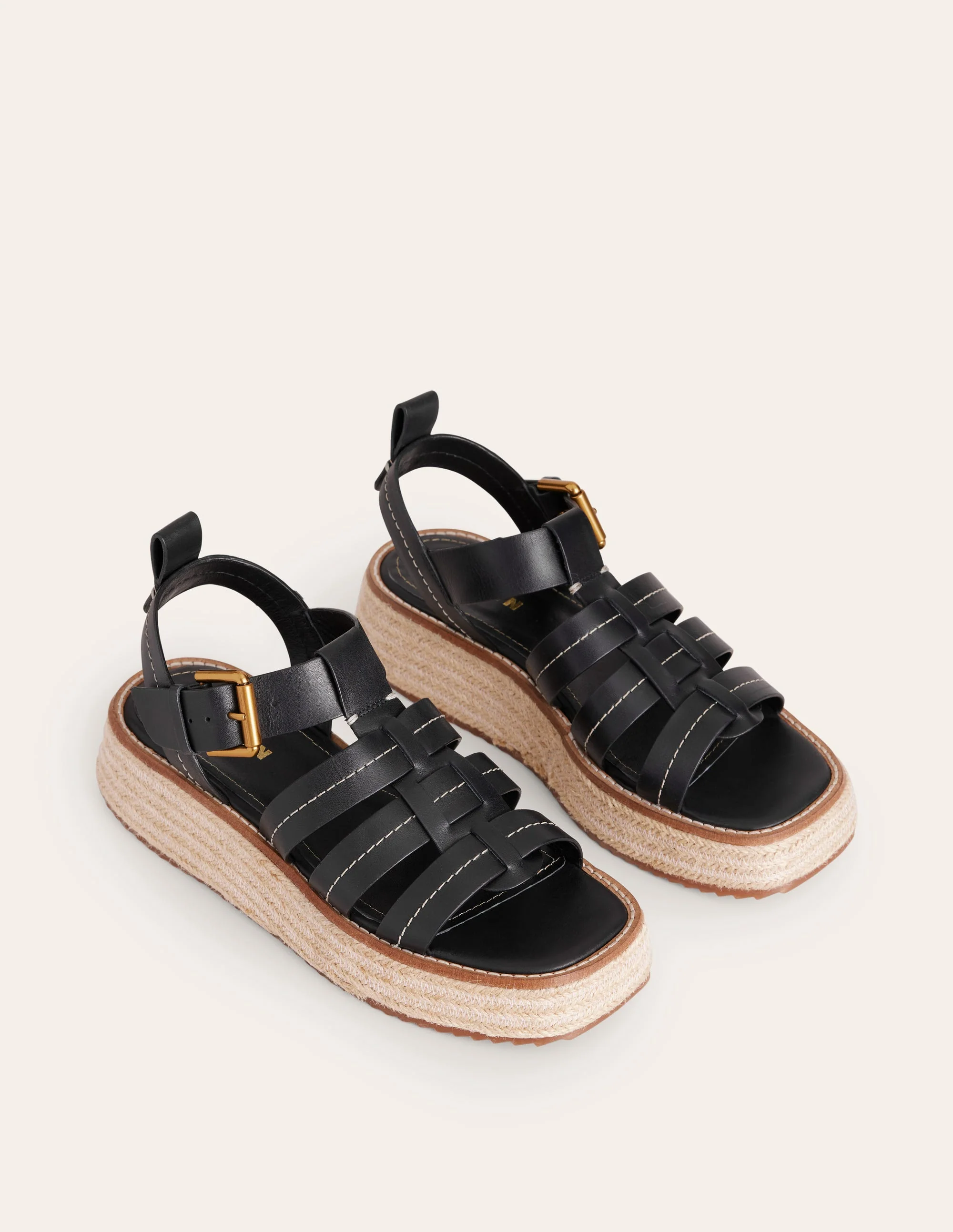 Klobige Fischersandalen-Schwarz - Image 3