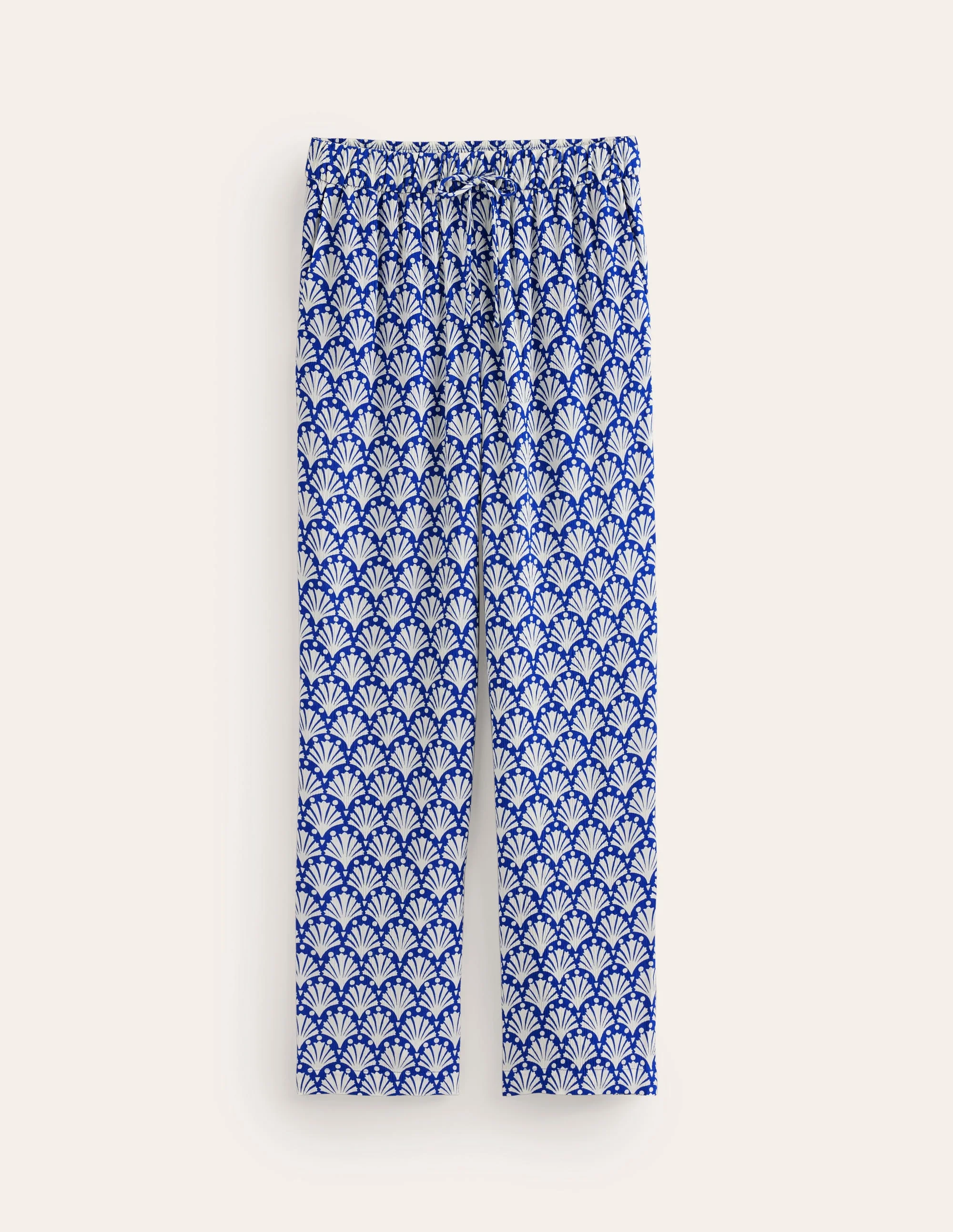 Knitterhose mit spitz zulaufendem Bein-Surf The Web und Naturweiß, Muscheln - Image 5