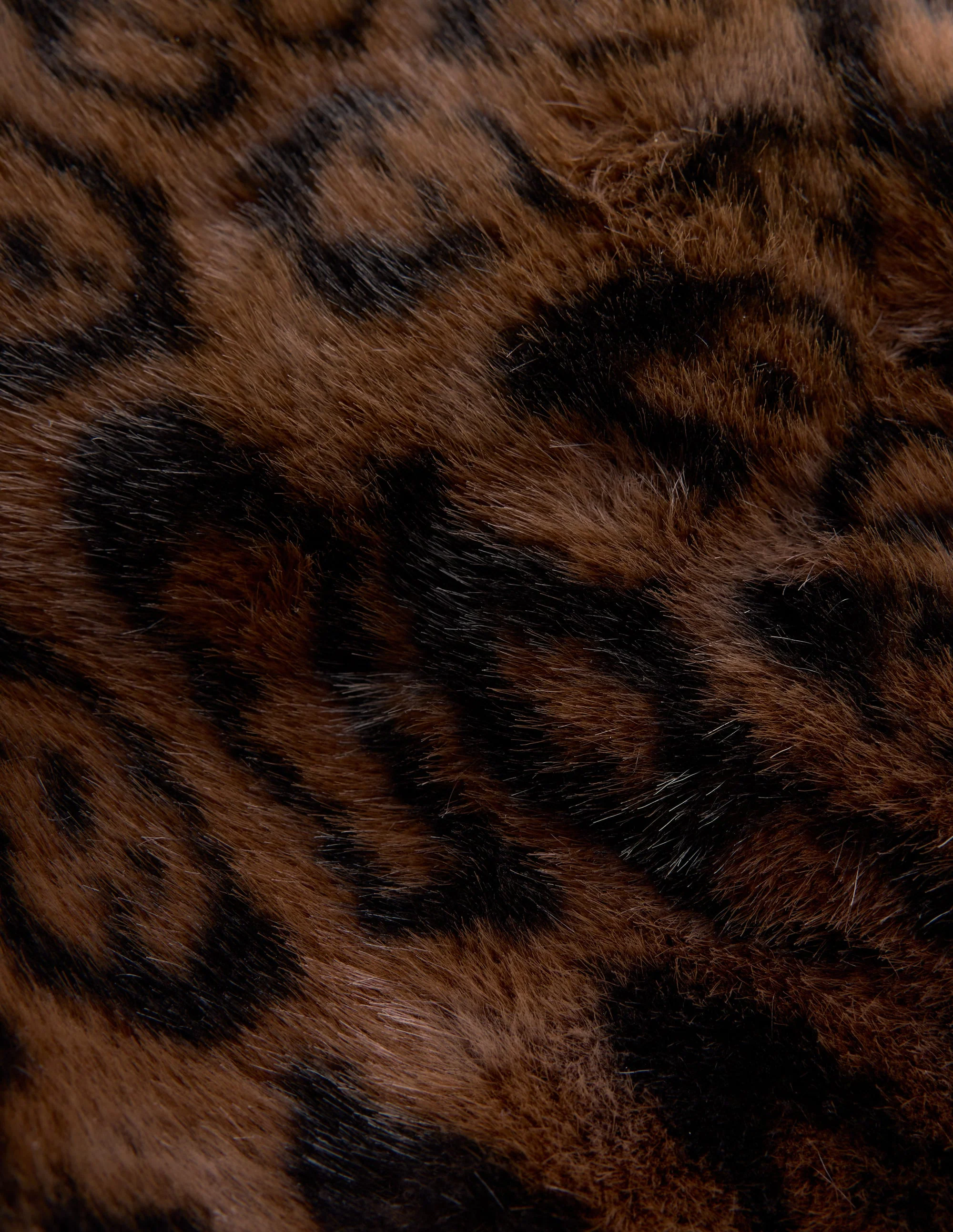 Kunstfellschal-Mohair, Leopardenmuster - Image 4