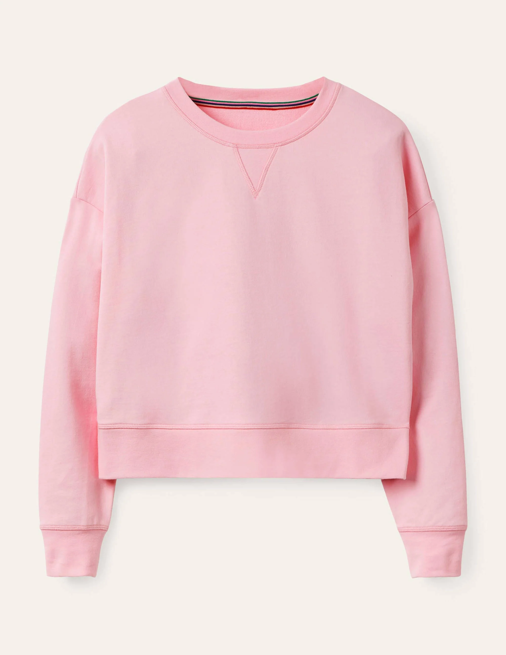 Kurz geschnittenes Sweatshirt-Frühlingsblütenrosa - Image 5