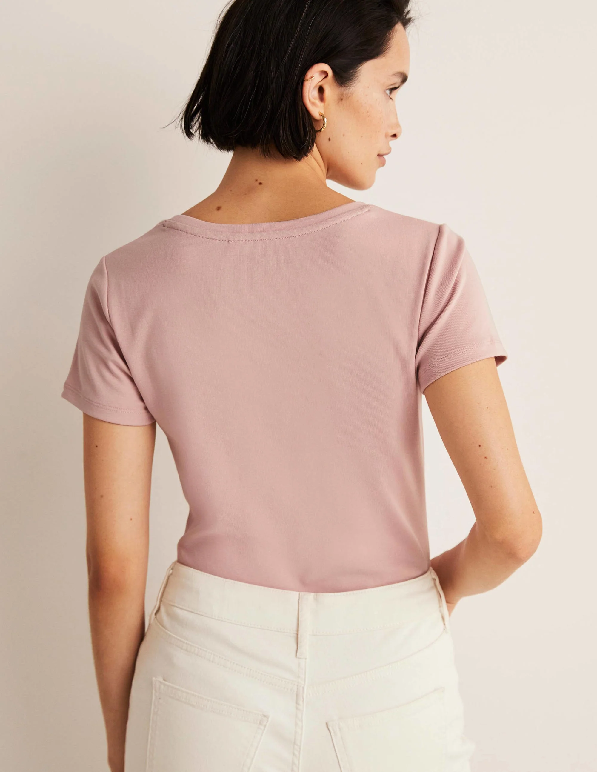 Kurzärmeliges Basic-T-Shirt-Milchshake - Image 7