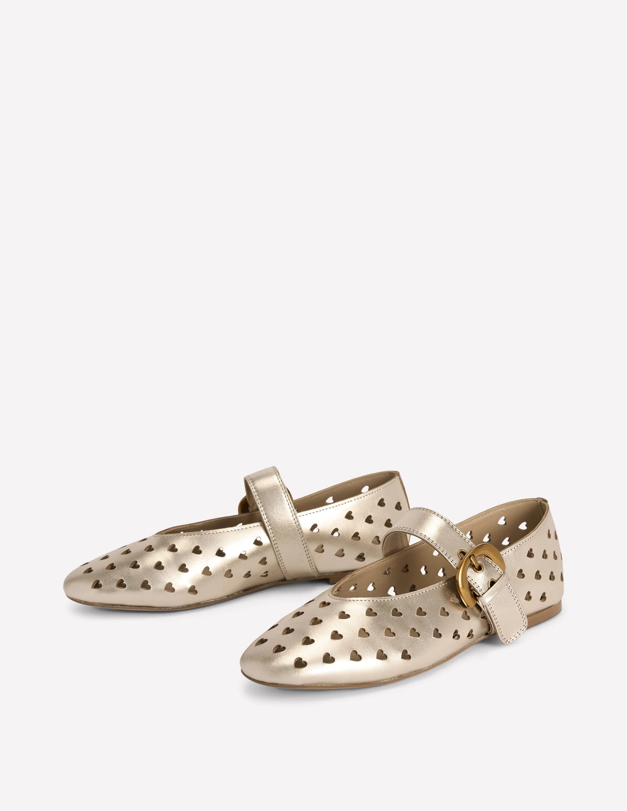 Kylie Flache Mary Janes mit Schnalle-Gold - Image 4