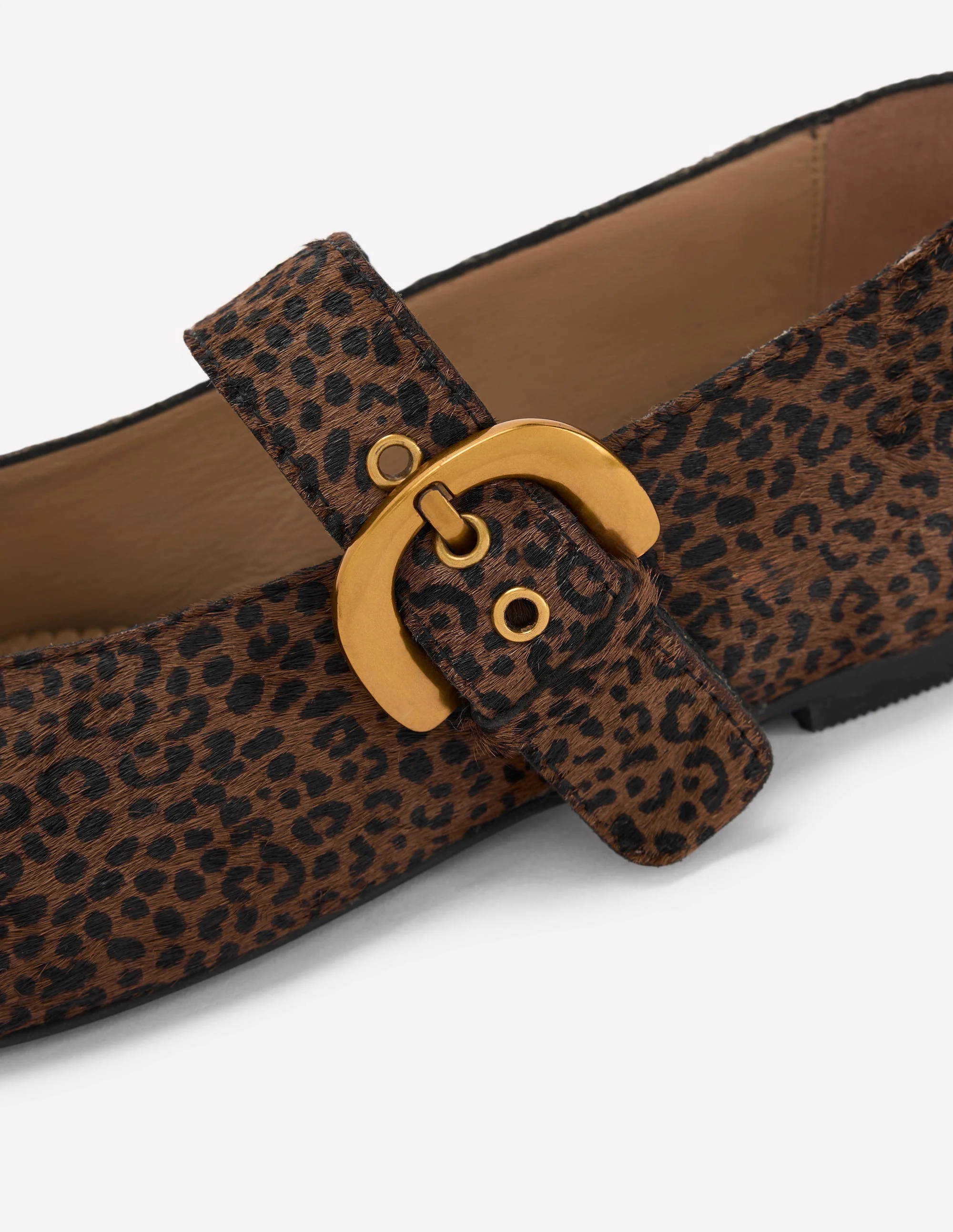 Kylie Flache Mary Janes mit Schnalle-Mini Leopardenmuster - Image 5