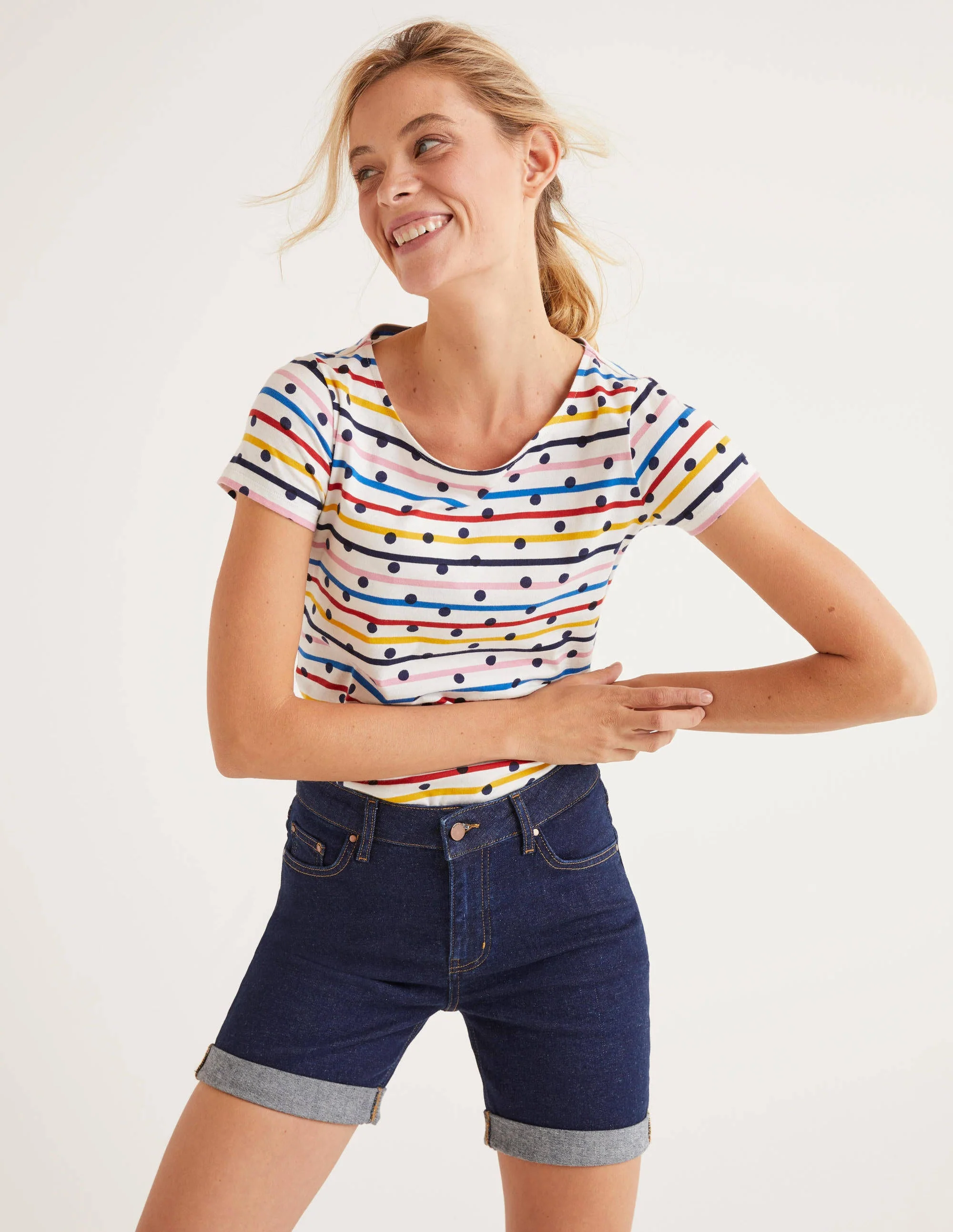 Kynance Denim-Shorts-Indigoblau - Image 2