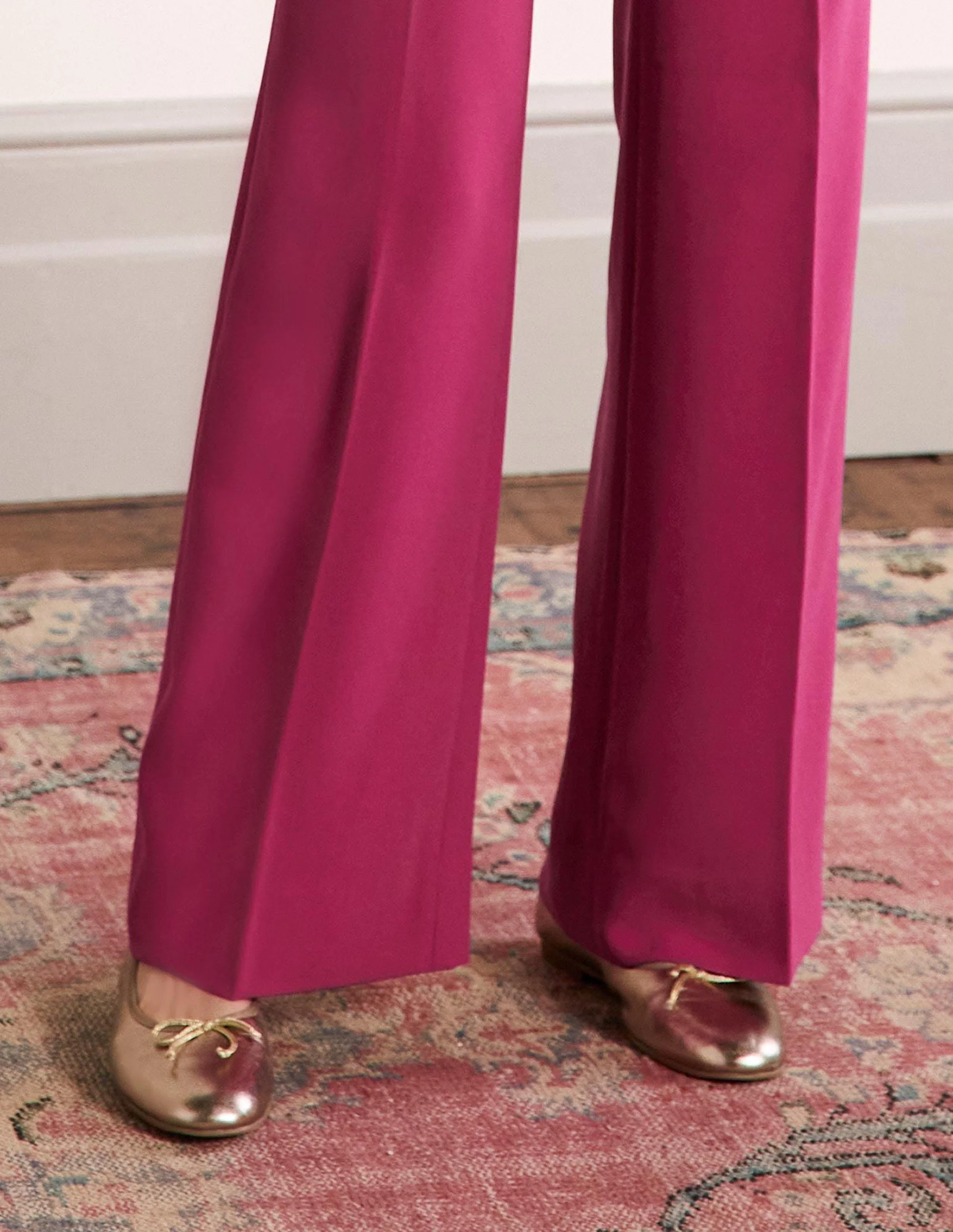 Lässige Bootcut-Hose-Beerenpink - Image 2