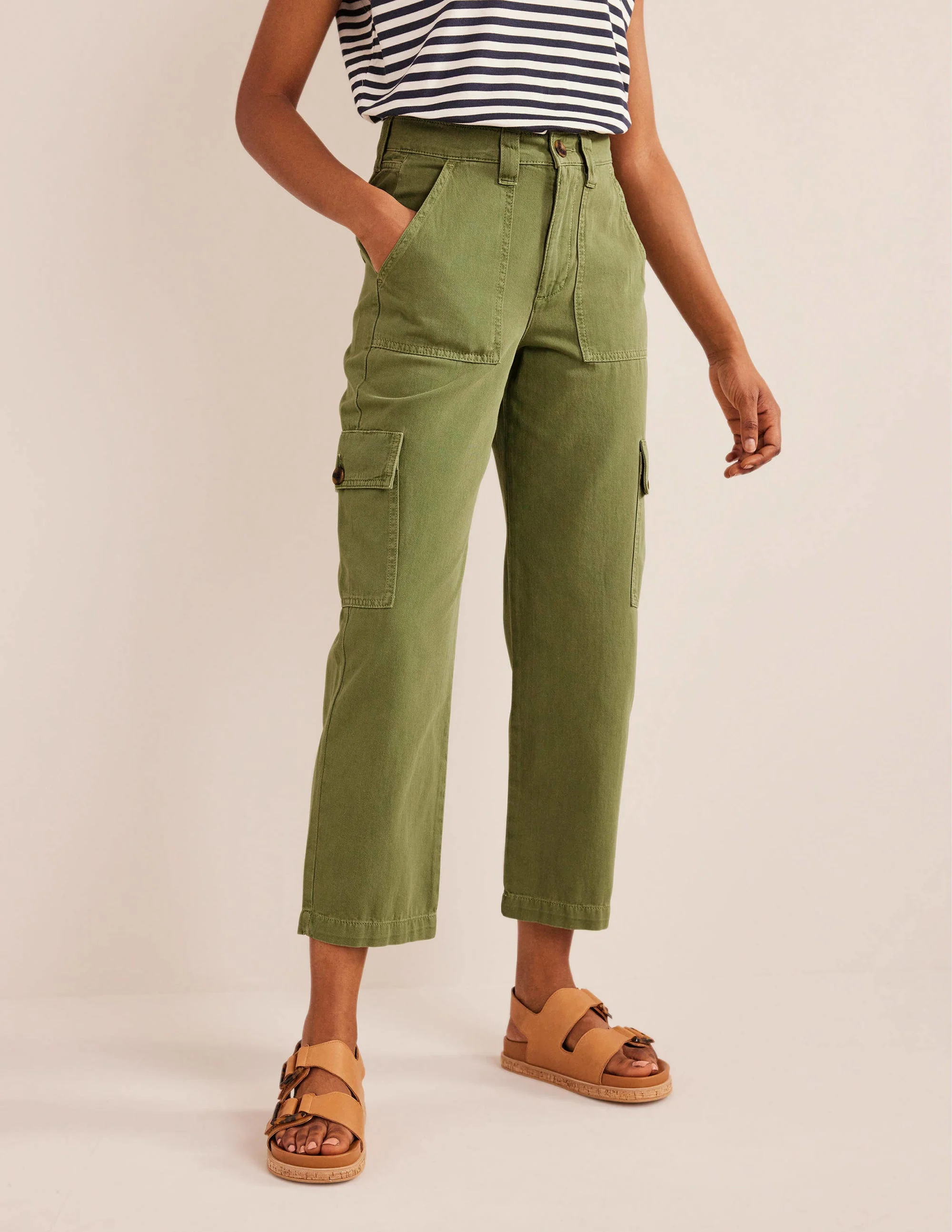 Lässige Cargohose-Aquamarine - Image 5
