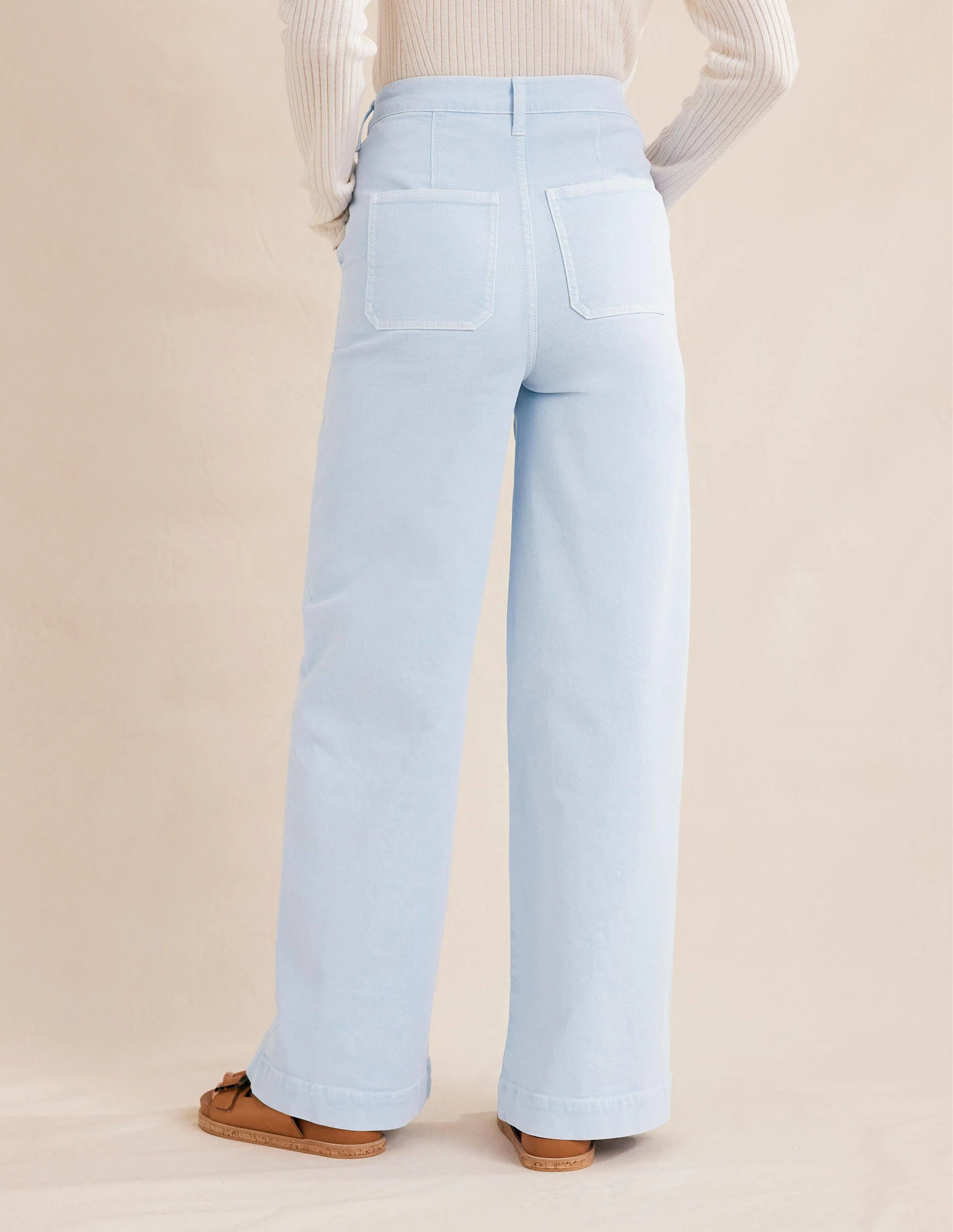 Lässige Hose mit weitem Bein-Xenonblau - Image 3