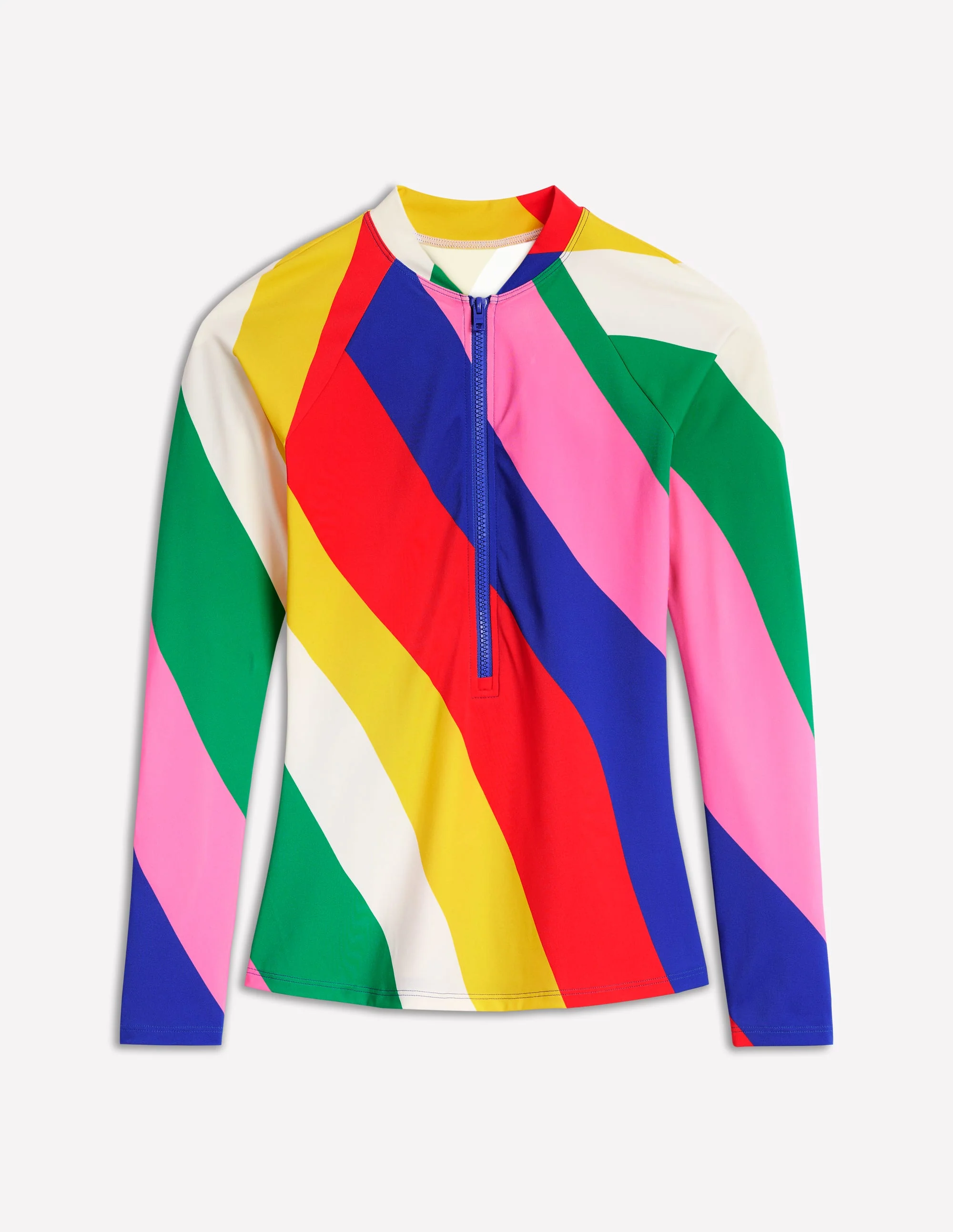 Langärmliges Badeshirt-Bunt, Regenbogendesign - Image 5