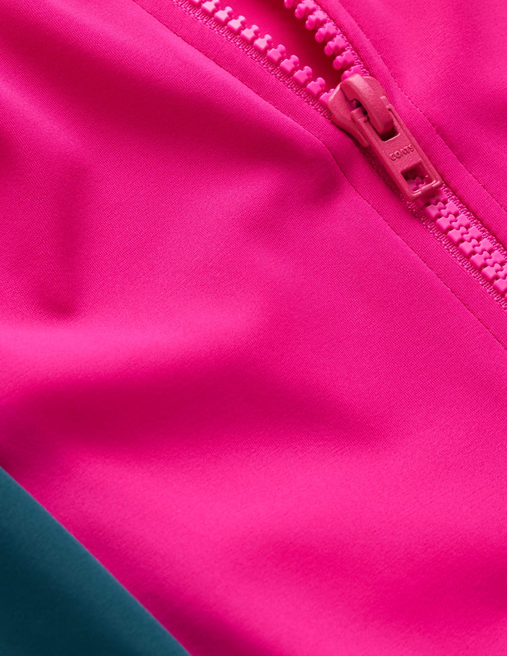 Langärmliges Badeshirt-Rosa Blockfarben - Image 6