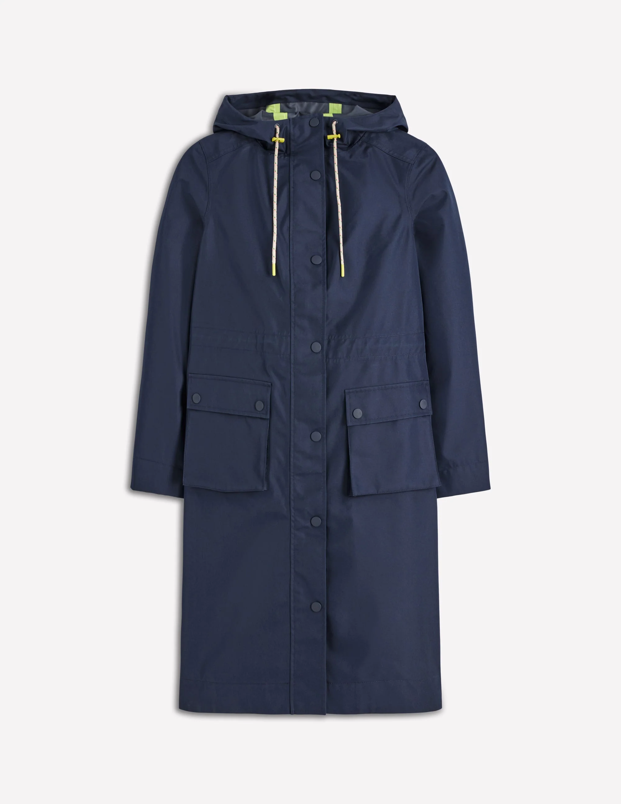 Lange Regenjacke-Ecru/Chalky Pink Stripe - Image 5