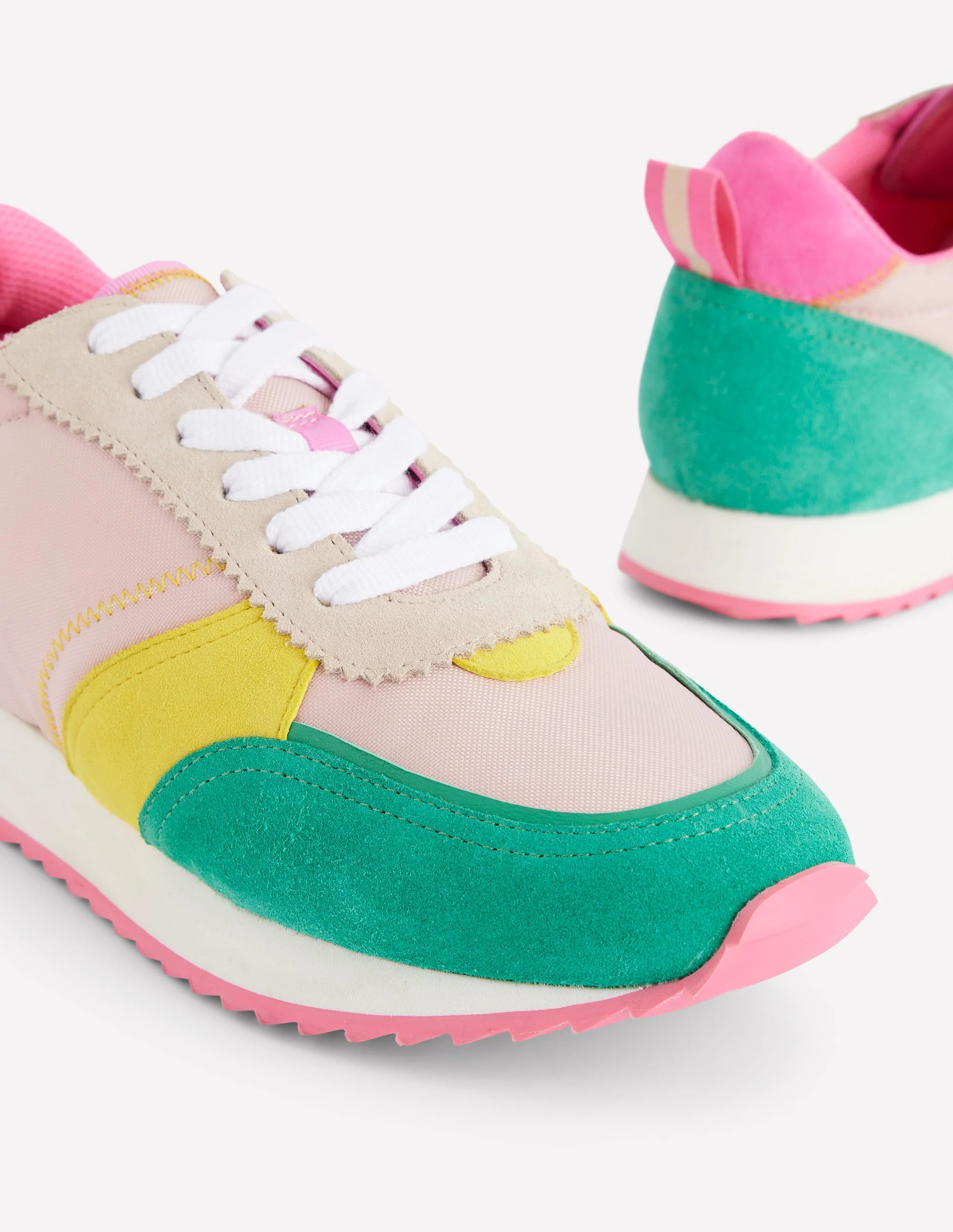 Laufschuhe-Rosa Blockfarben - Image 4