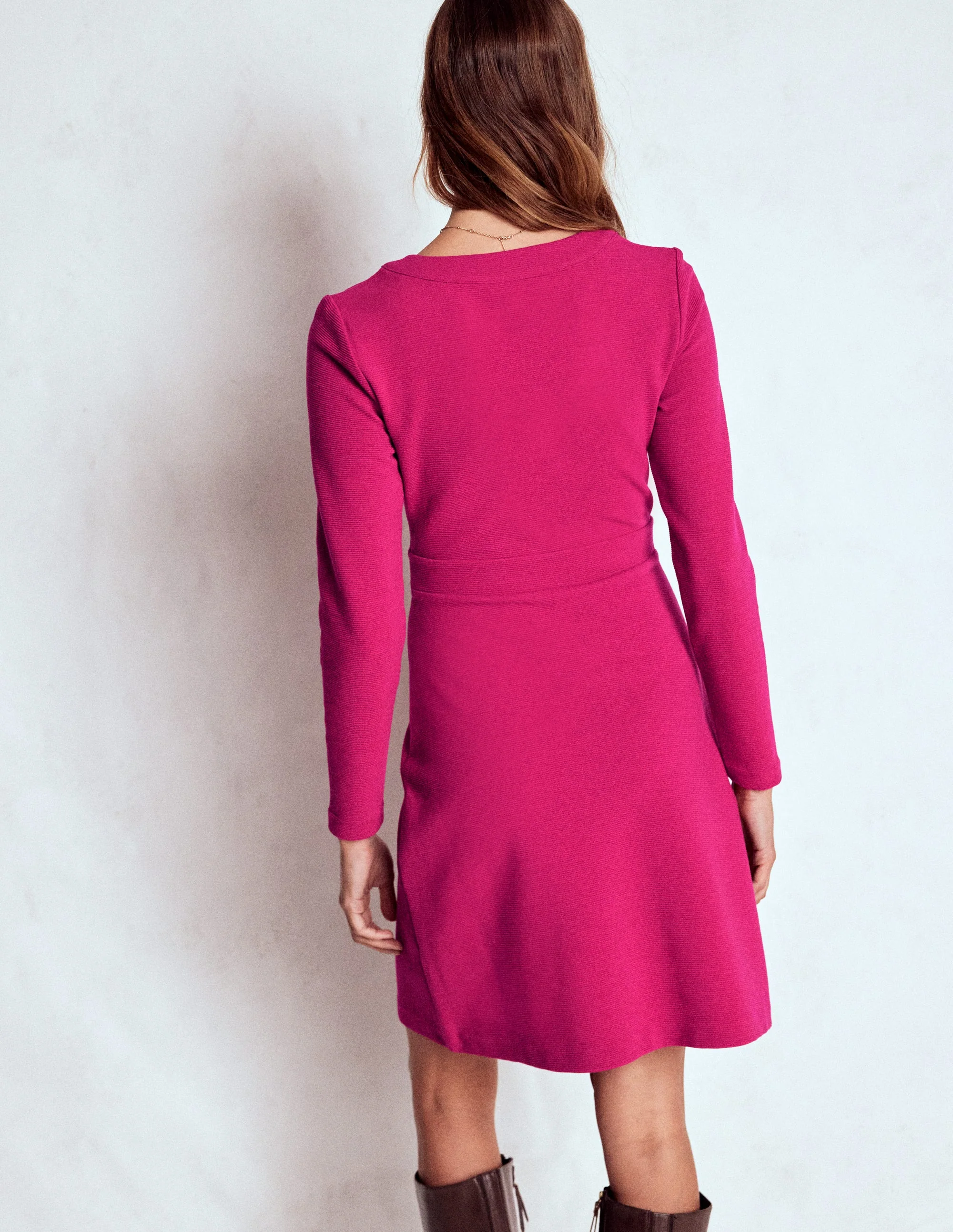 Lavinia Etuikleid mit Knöpfen-Kräftiges Rosa - Image 3
