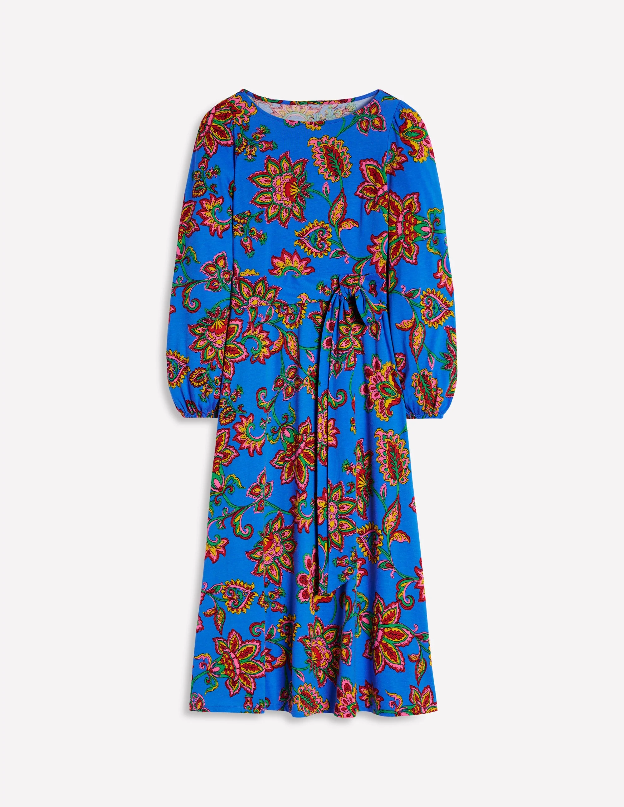 Leandra Jersey-Midikleid-Galerie-Blau, Neckische Rebe - Image 4