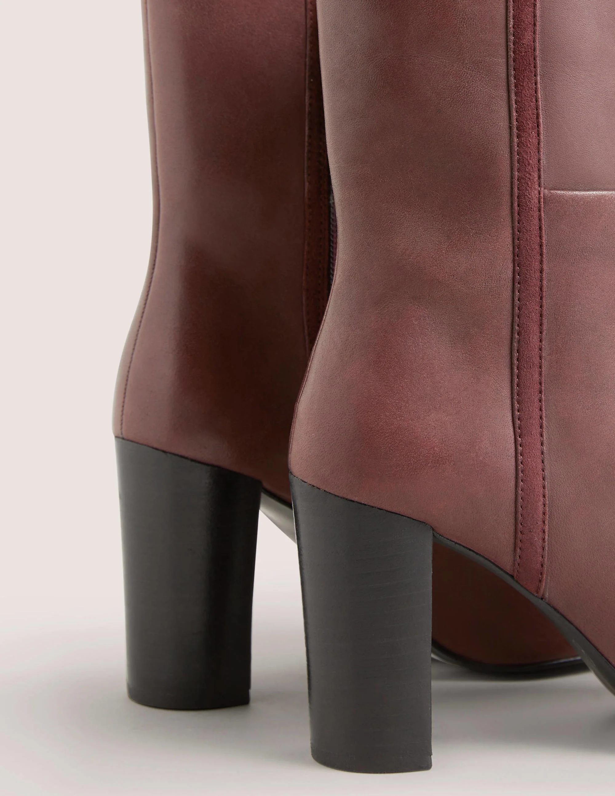 Leder-Stiefeletten-Rotbraun - Image 3