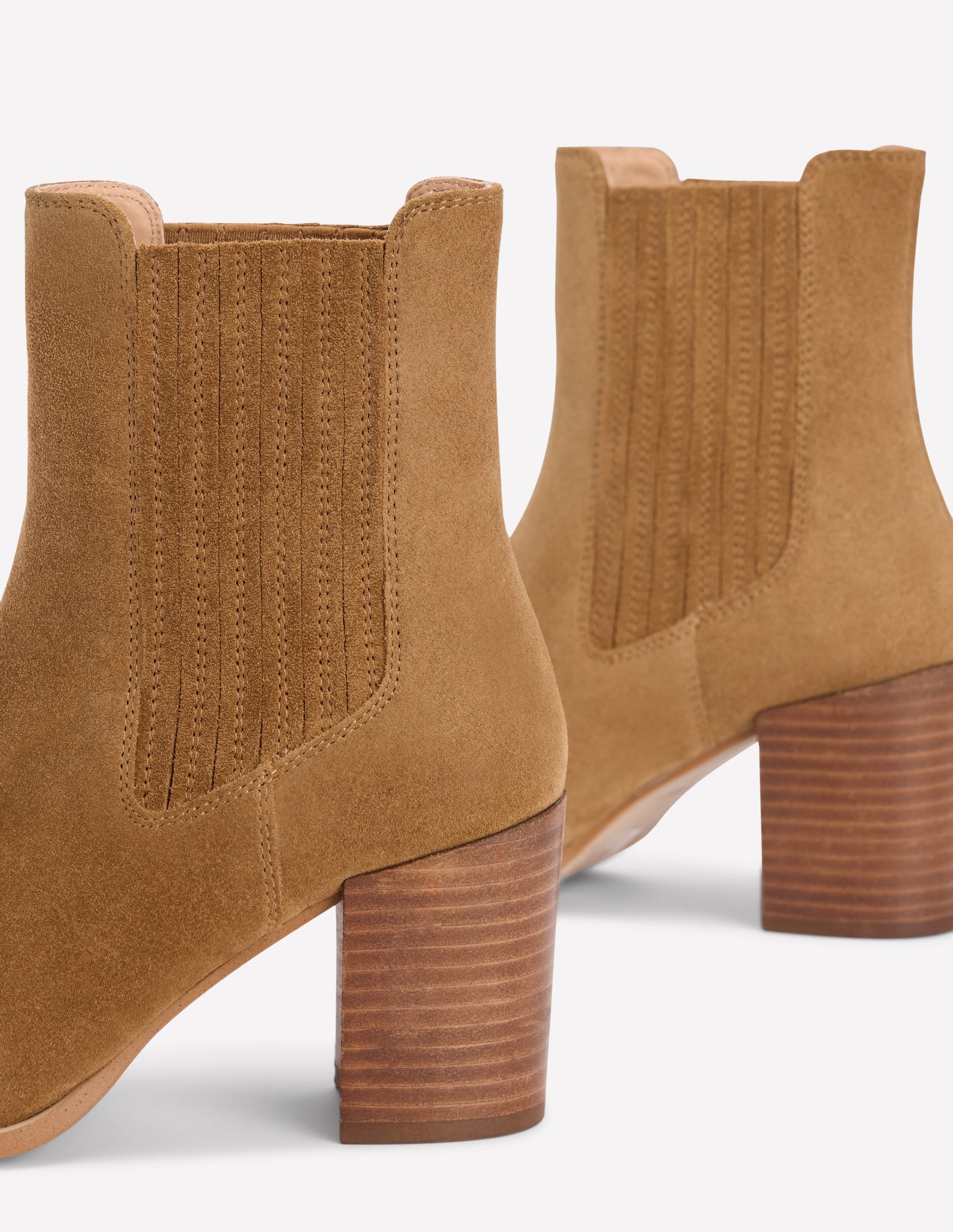 Legere Stiefeletten mit spitzer Zehenpartie-Tabakbraun - Image 4