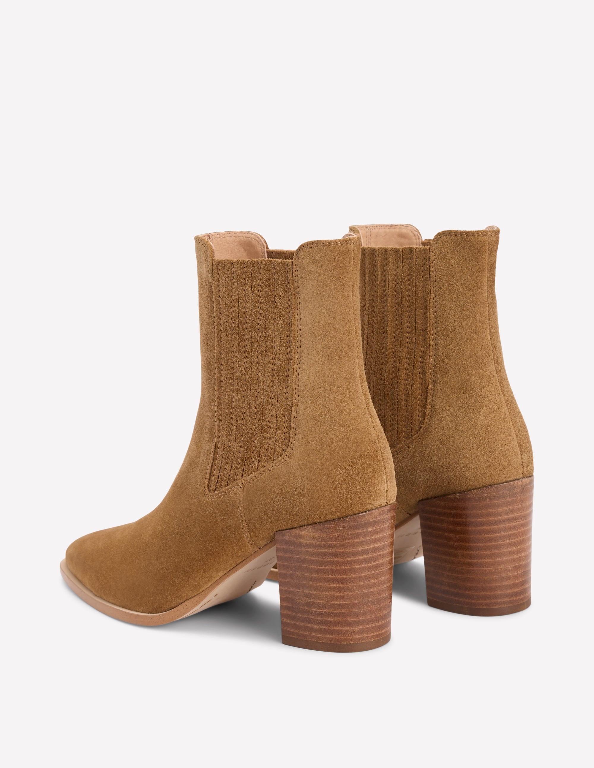 Legere Stiefeletten mit spitzer Zehenpartie-Tabakbraun - Image 5