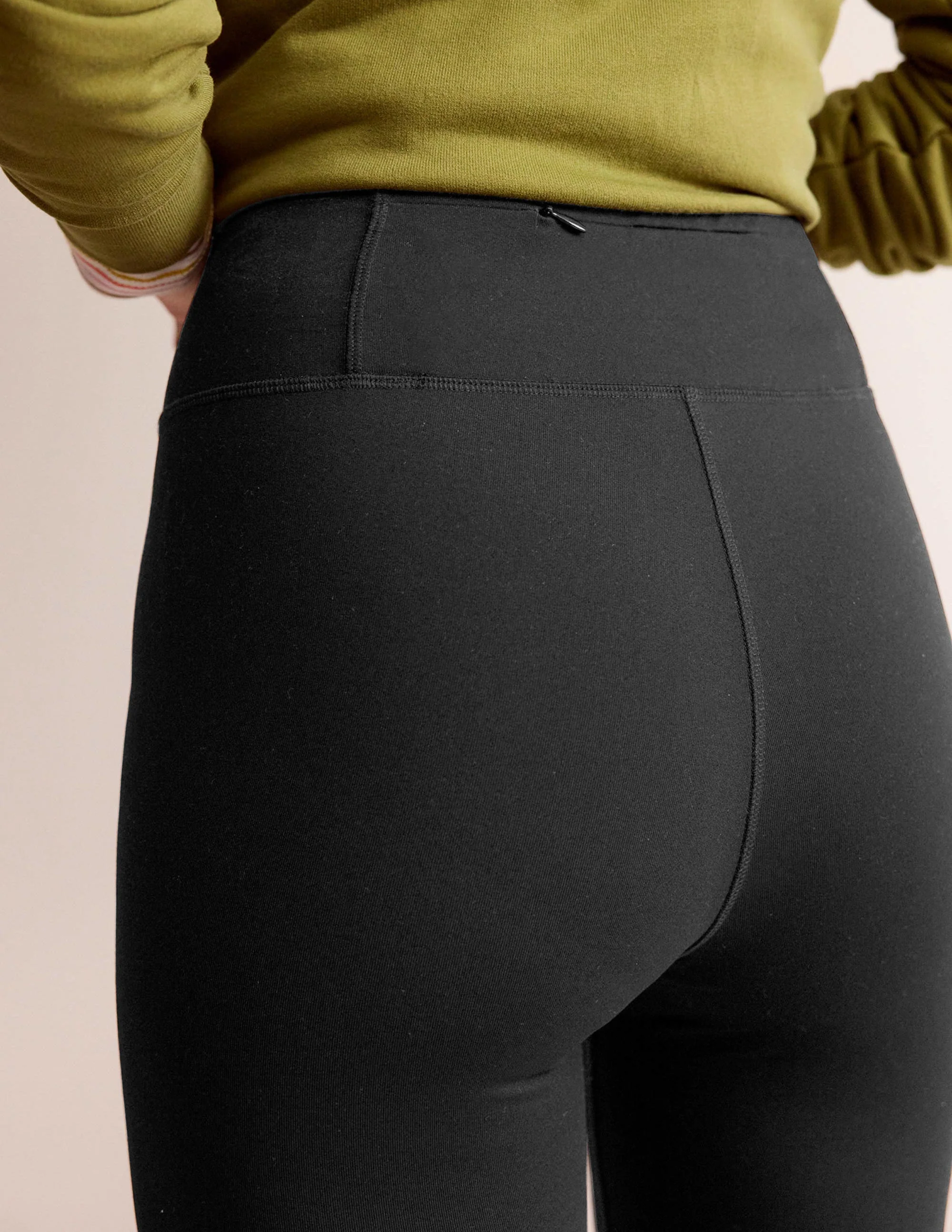 Leggings mit hohem Bund-Schwarz - Image 2