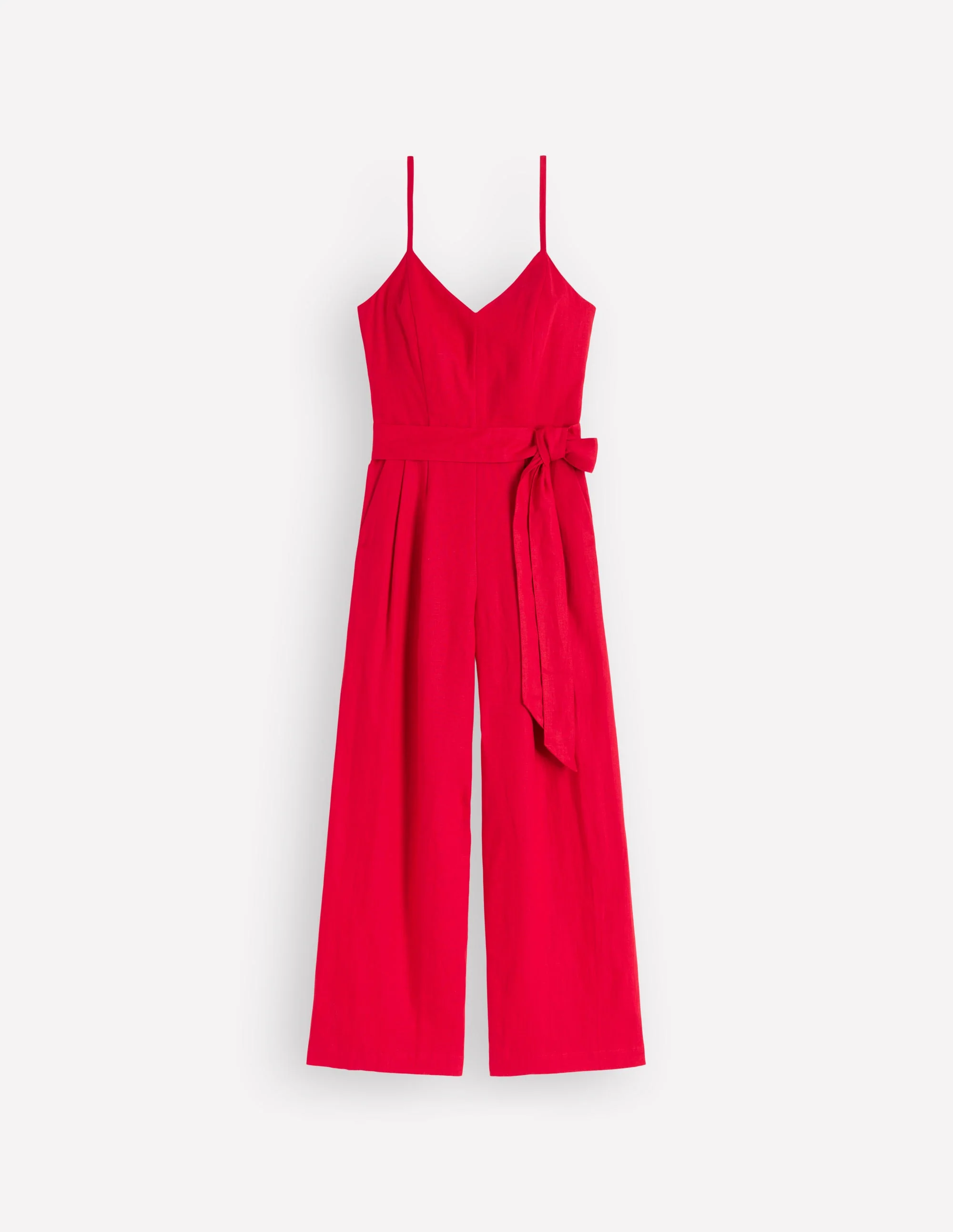 Leinen-Jumpsuit mit schmalen Trägern-Salsa - Image 7