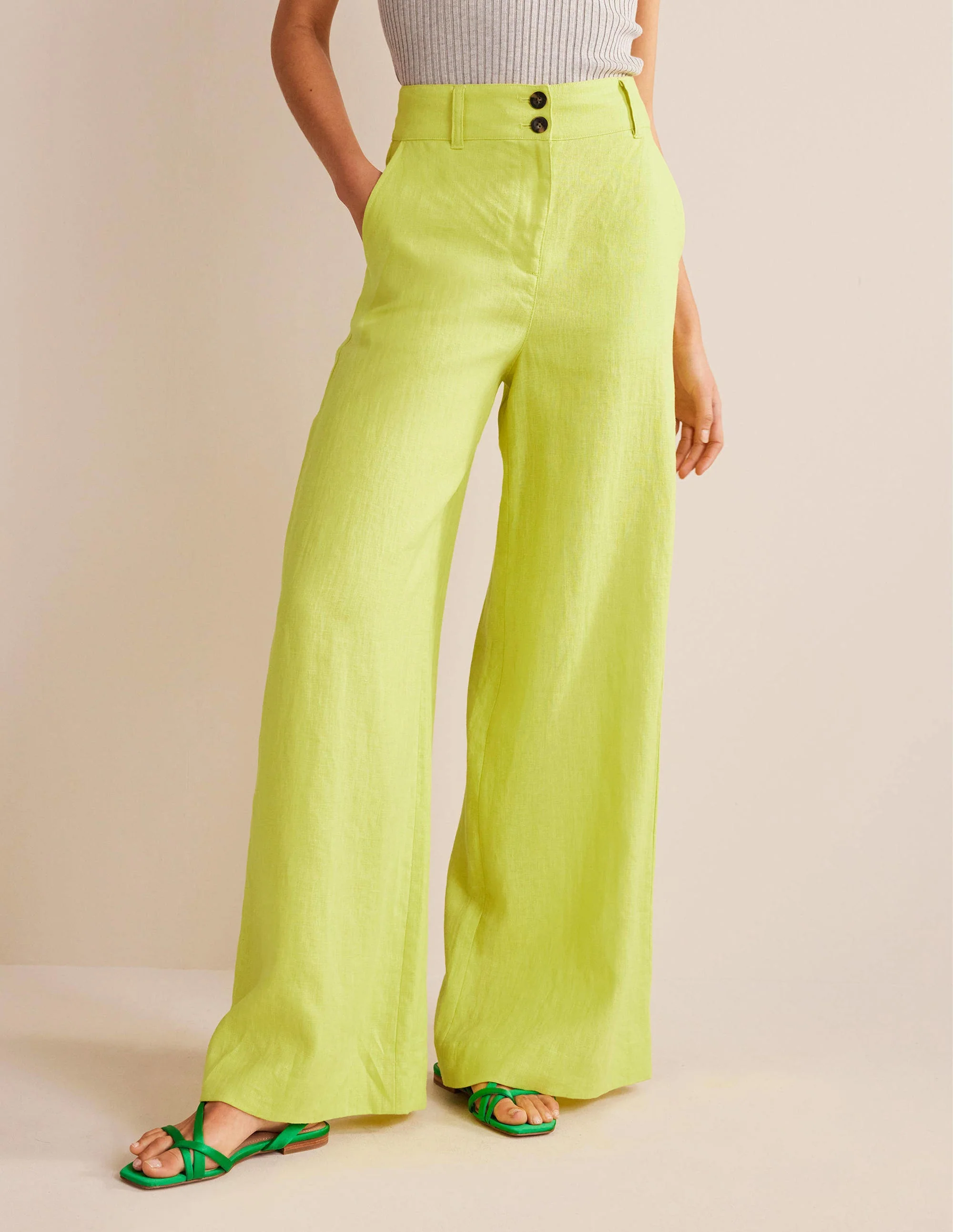 Leinenhose Highbury-Zitrus - Image 4