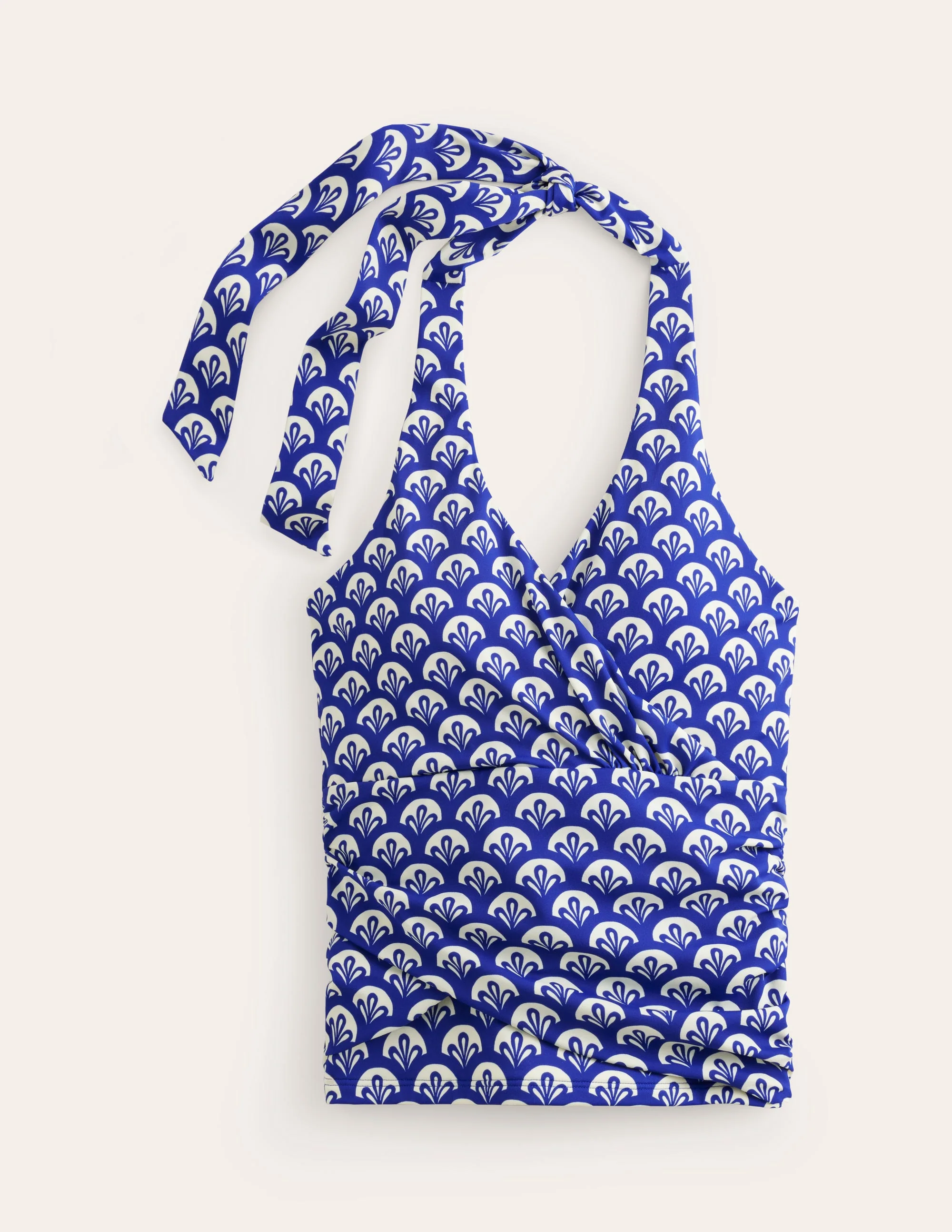 Levanzo Neckholder-Tankinioberteil-Surf The Web, Laub Geo - Image 5