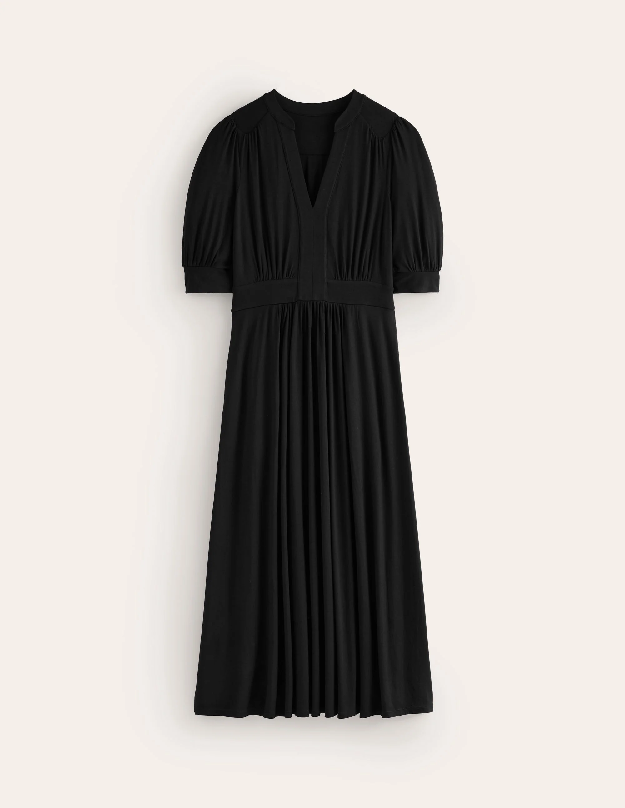 Lily Midi-Teekleid aus Jersey-Schwarz - Image 5