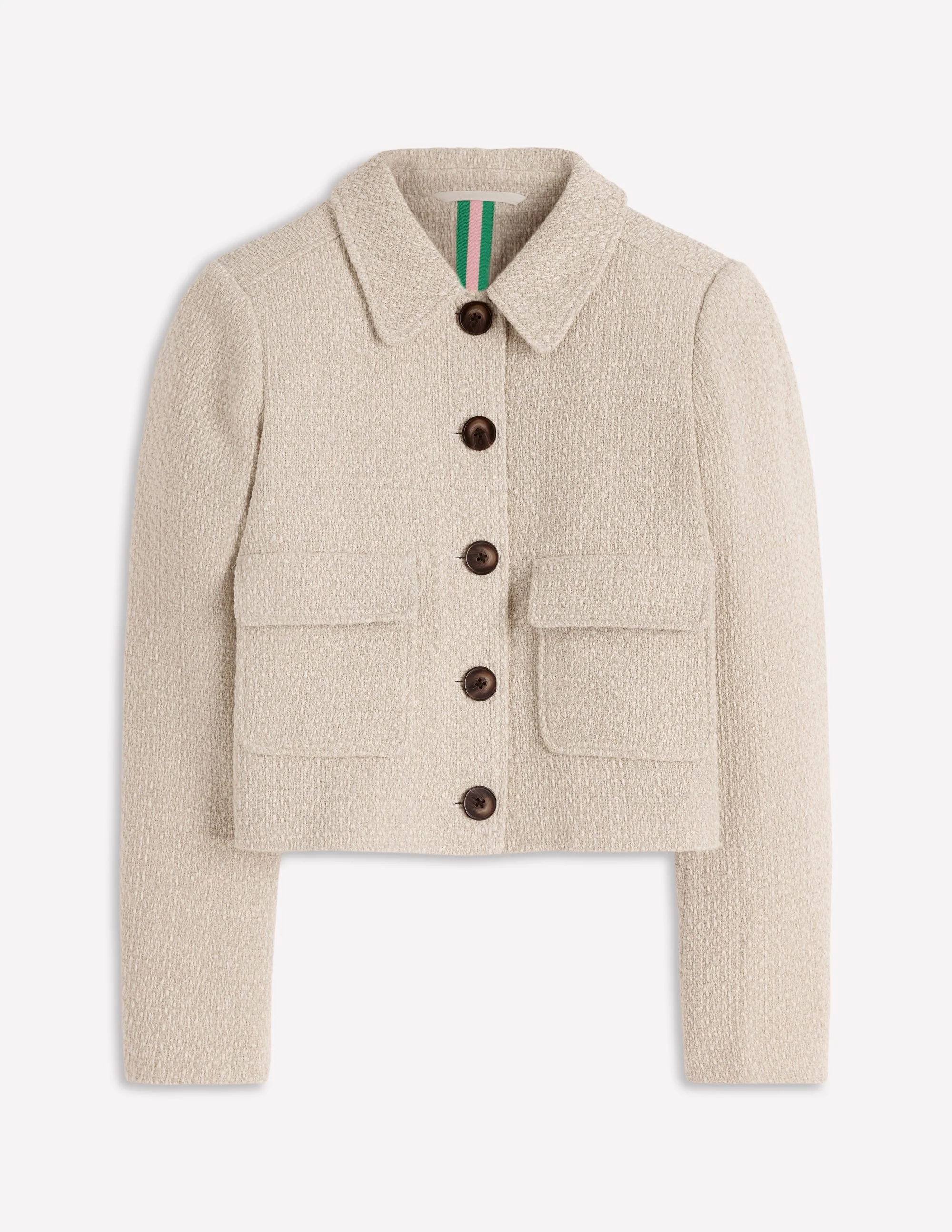 Lisburn Jacke mit aufgesetzter Tasche-Beige - Image 5