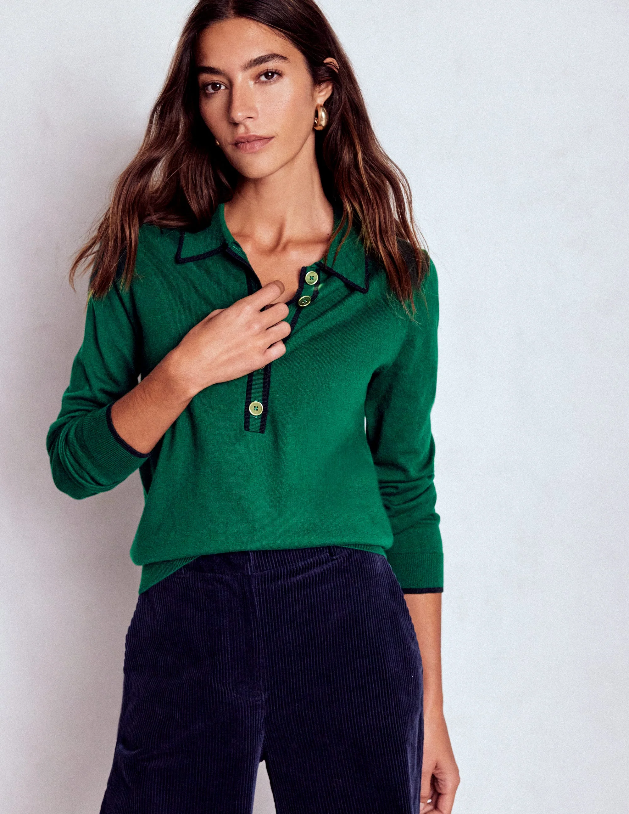 Liz Henley-Pullover-Botanischer Garten Grün - Image 4