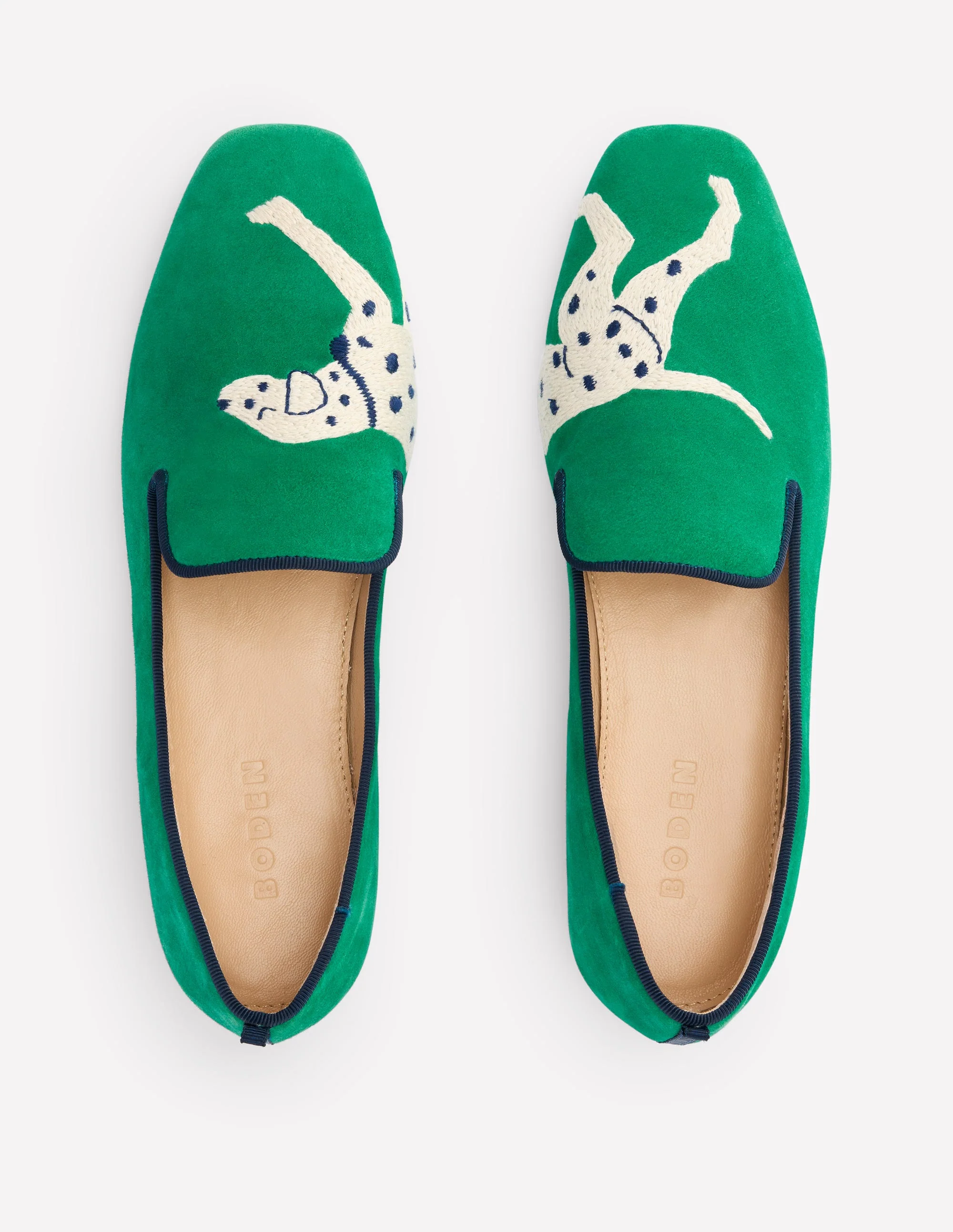 Loafer im Slipper-Stil-Smaragdgrün, Hund - Image 5