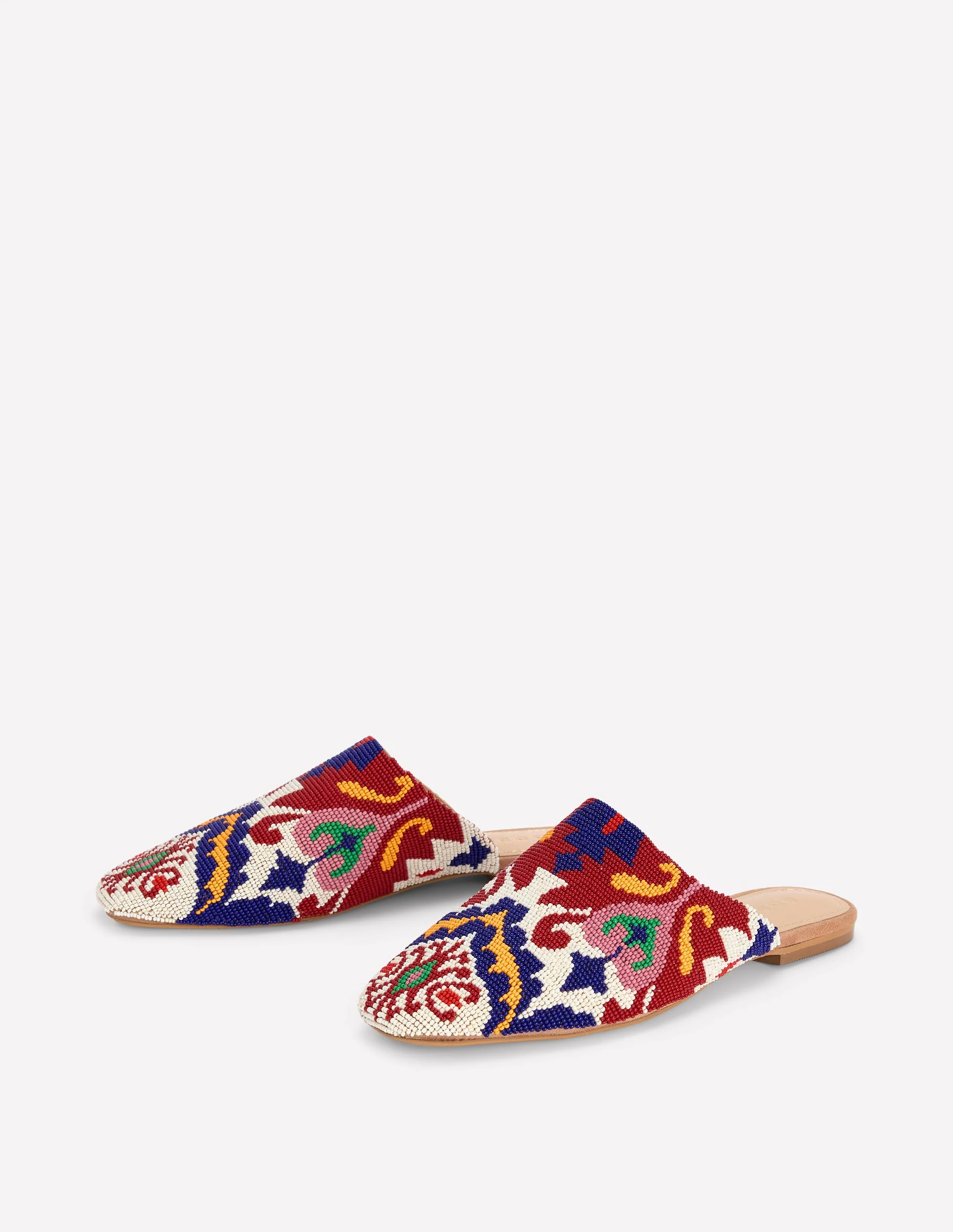 Loafer-Pantoletten-Bunt Perlen - Image 3