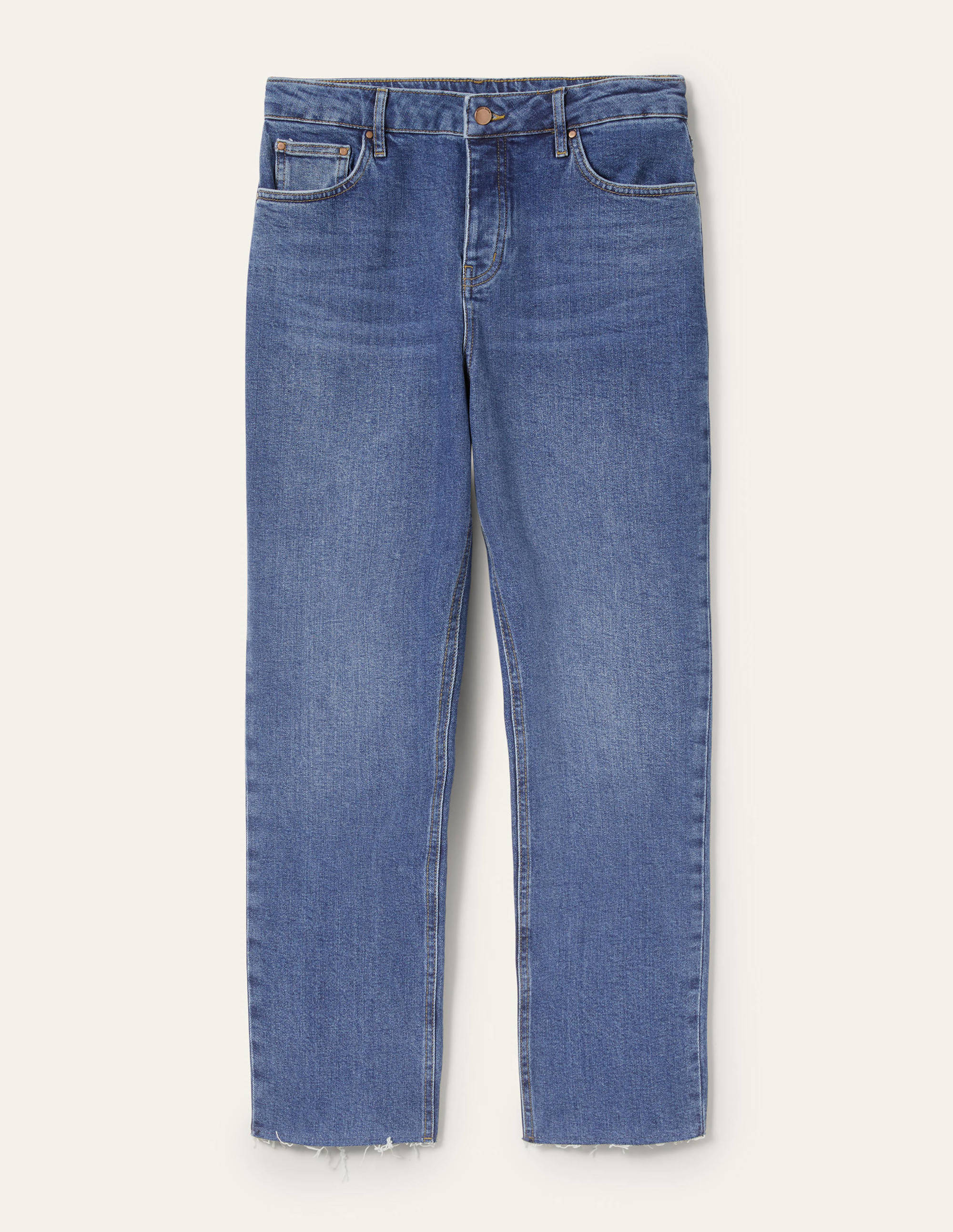 Lockere Jeans mit geradem Bein-Mittleres Vintageblau - Image 10