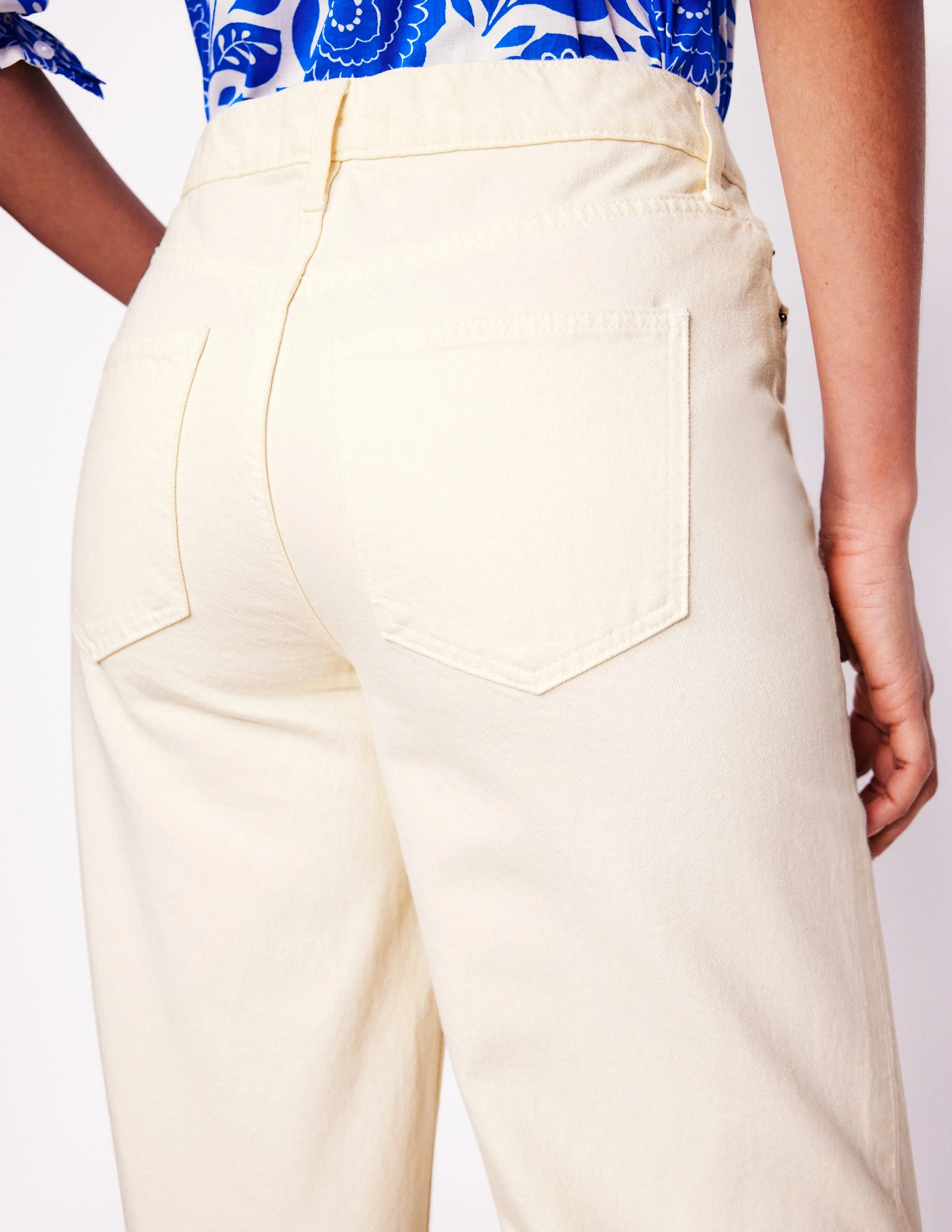 Lockere Jeans mit mittlerer Leibhöhe-Aristocratic Blue - Image 4
