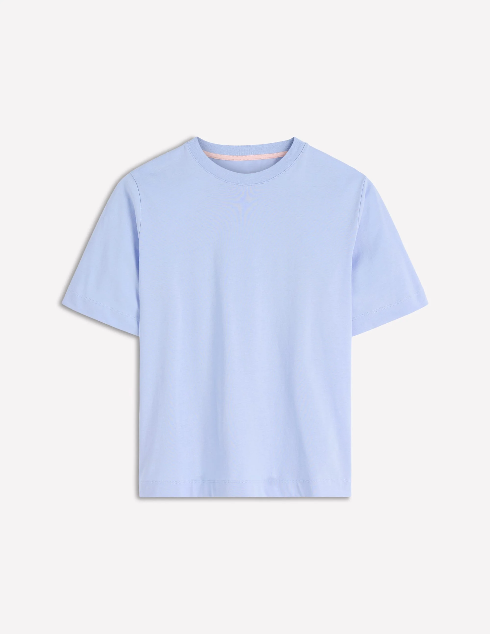 Lockeres Baumwoll-T-Shirt-Brunnera-Blau - Image 5