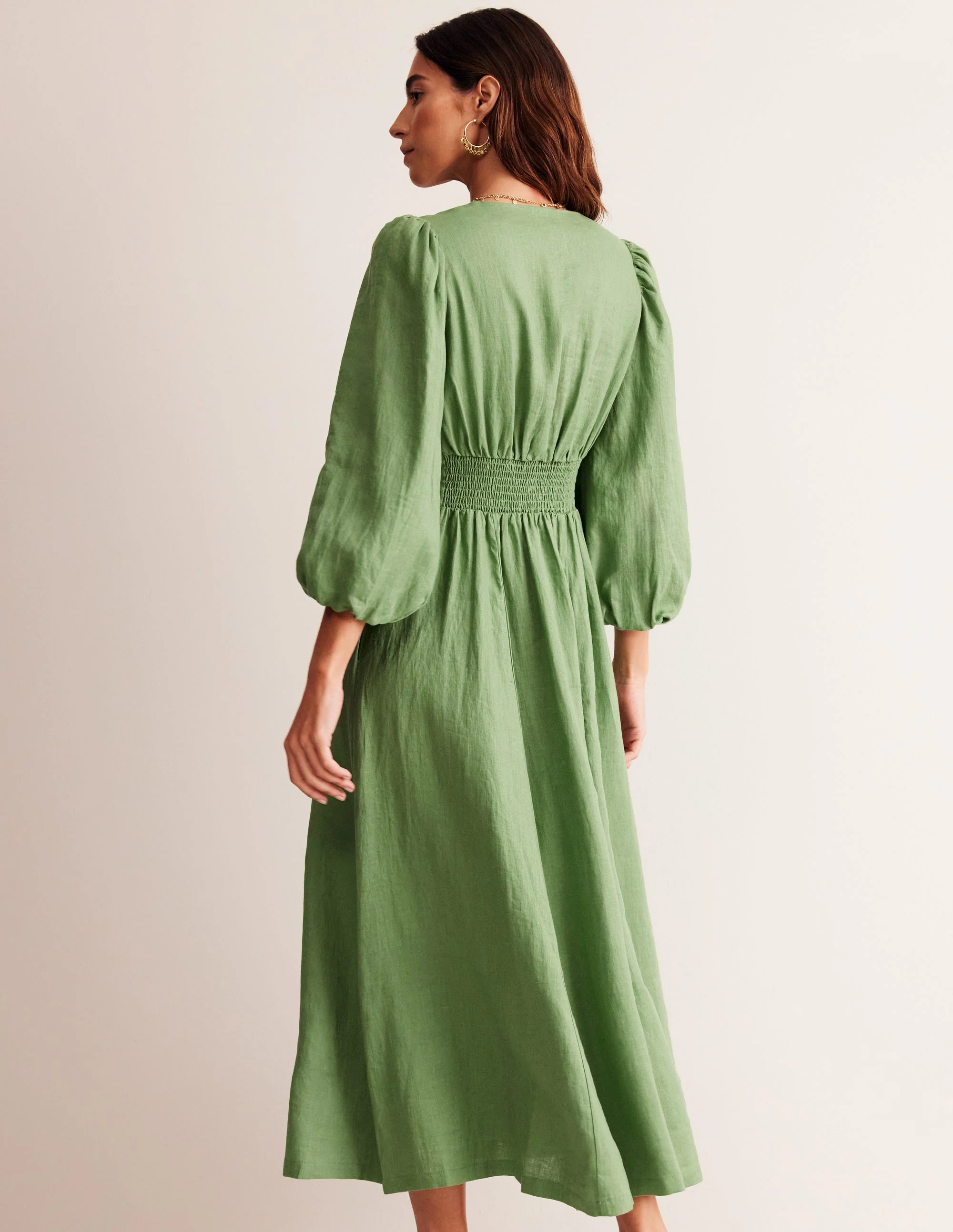 Lola Blouson-Maxikleid-Englischer Efeu - Image 3
