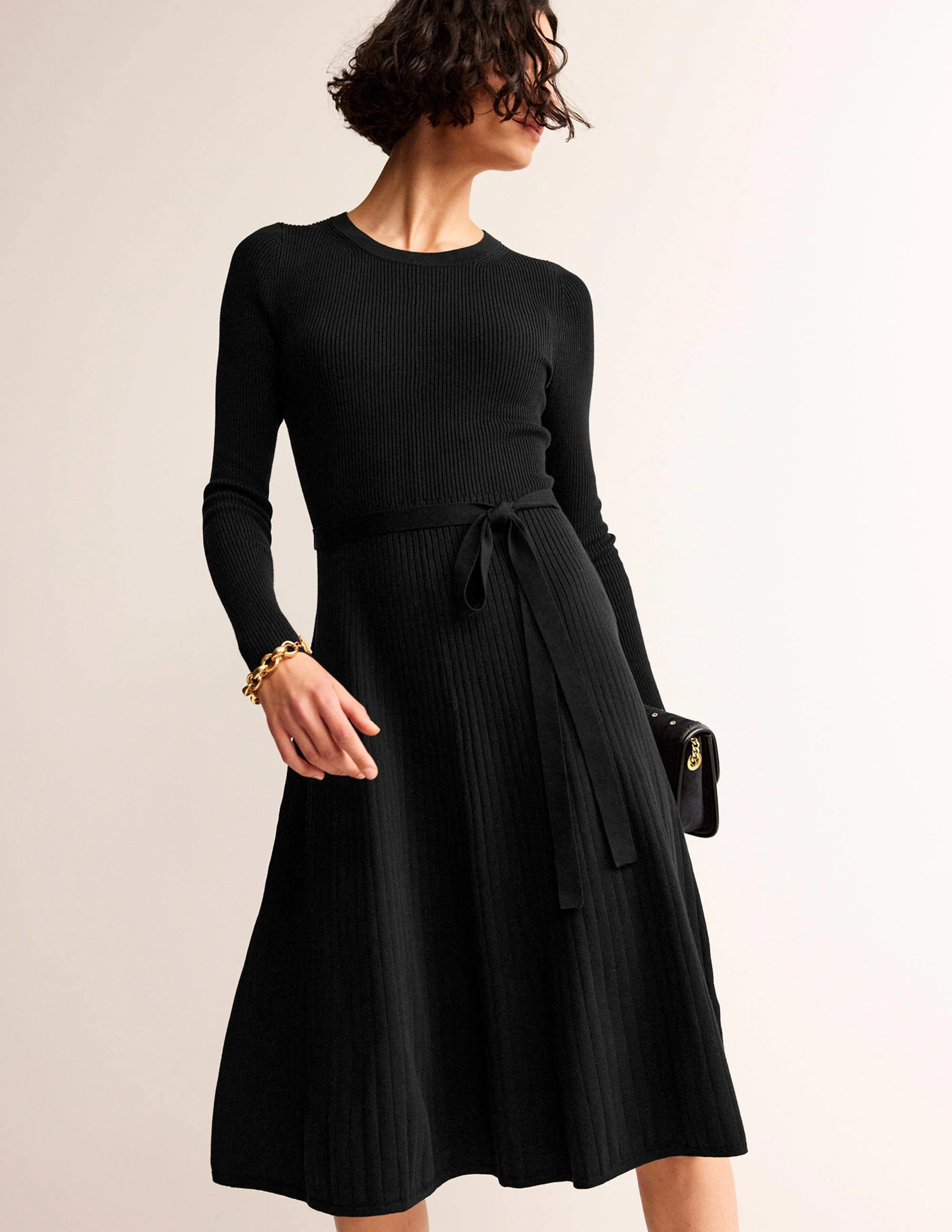 Lola Strick-Midikleid-Schwarz - Image 2