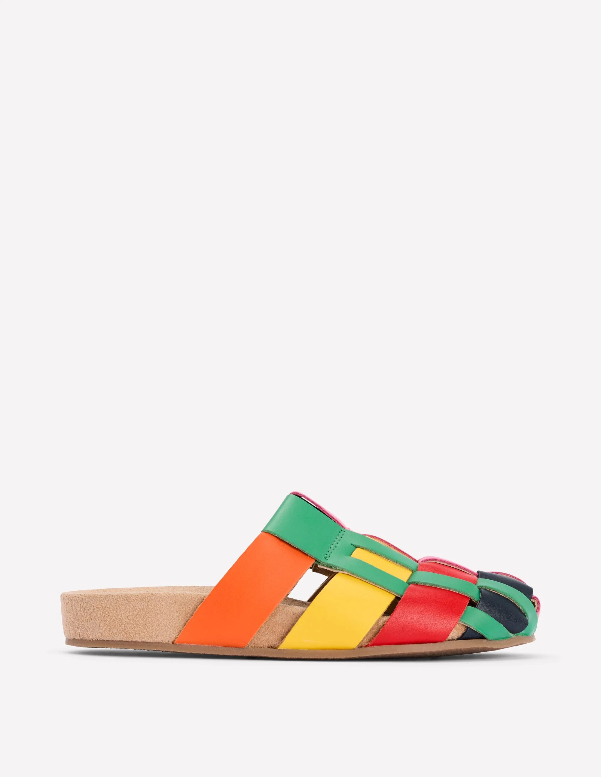 Loretta Riemen-Clogs-Bunt