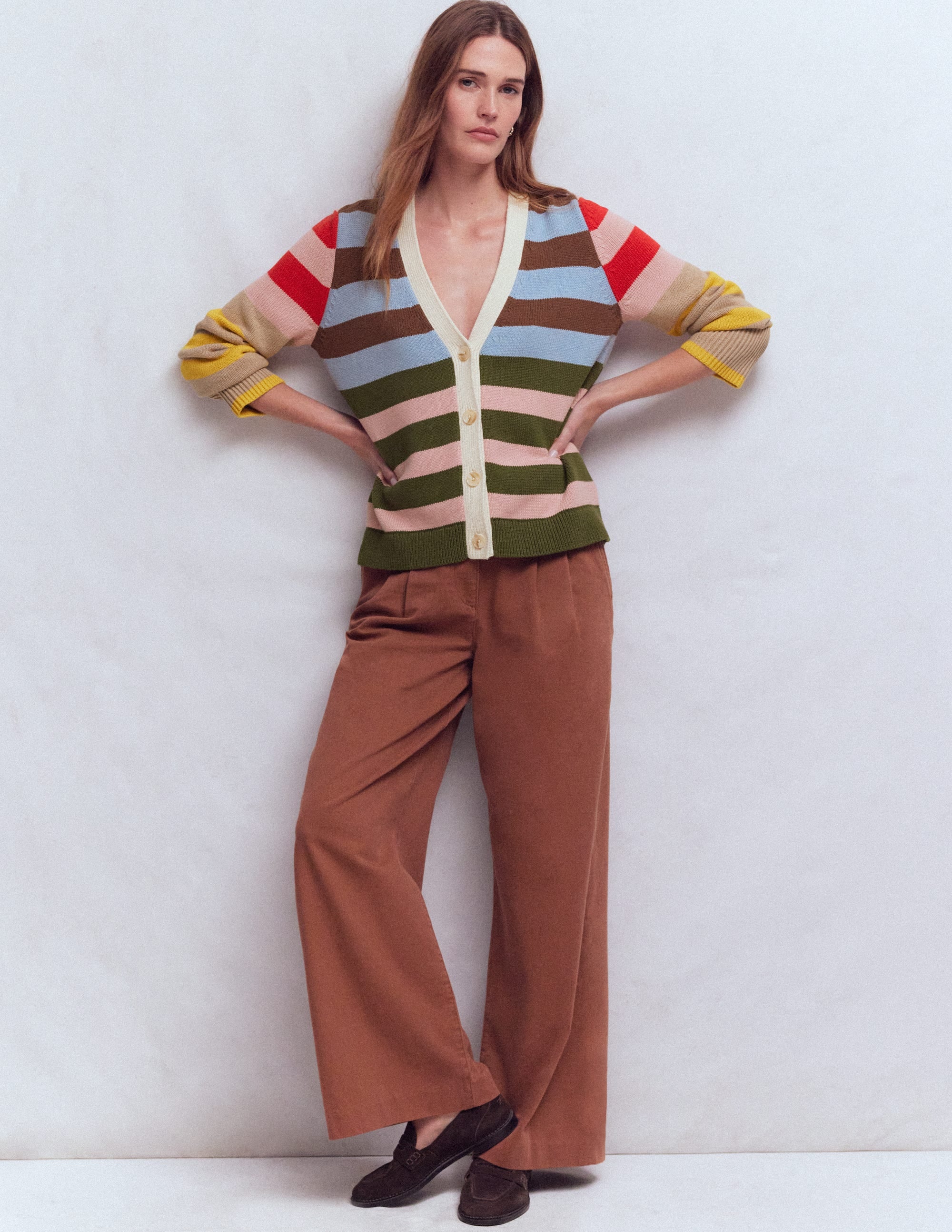 Lucy Lockere Strickjacke aus Baumwolle-Bunt Kuddelmuddel - Image 5