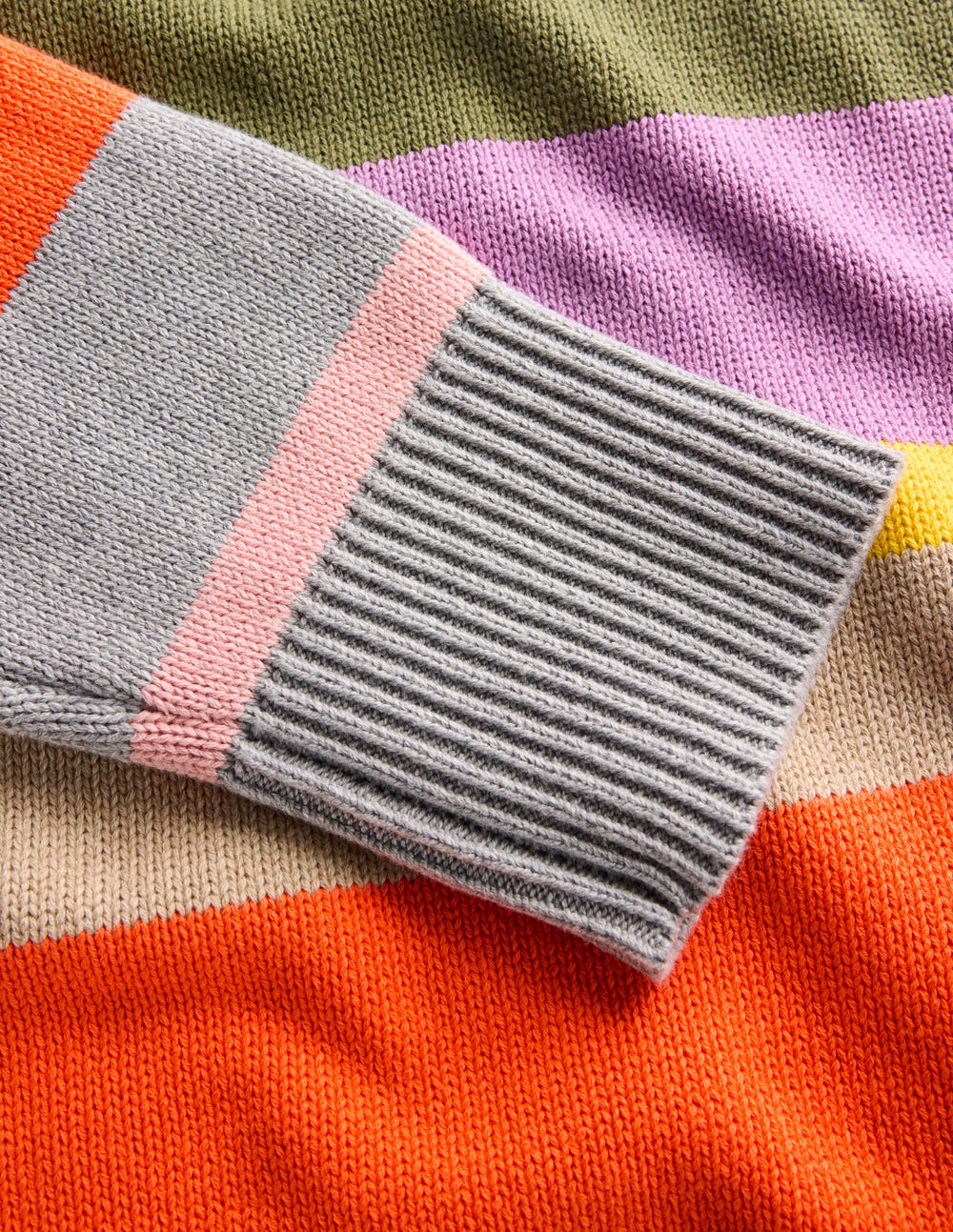 Lucy Lockerer Baumwollpullover-Bunt, Regenbogen - Image 7