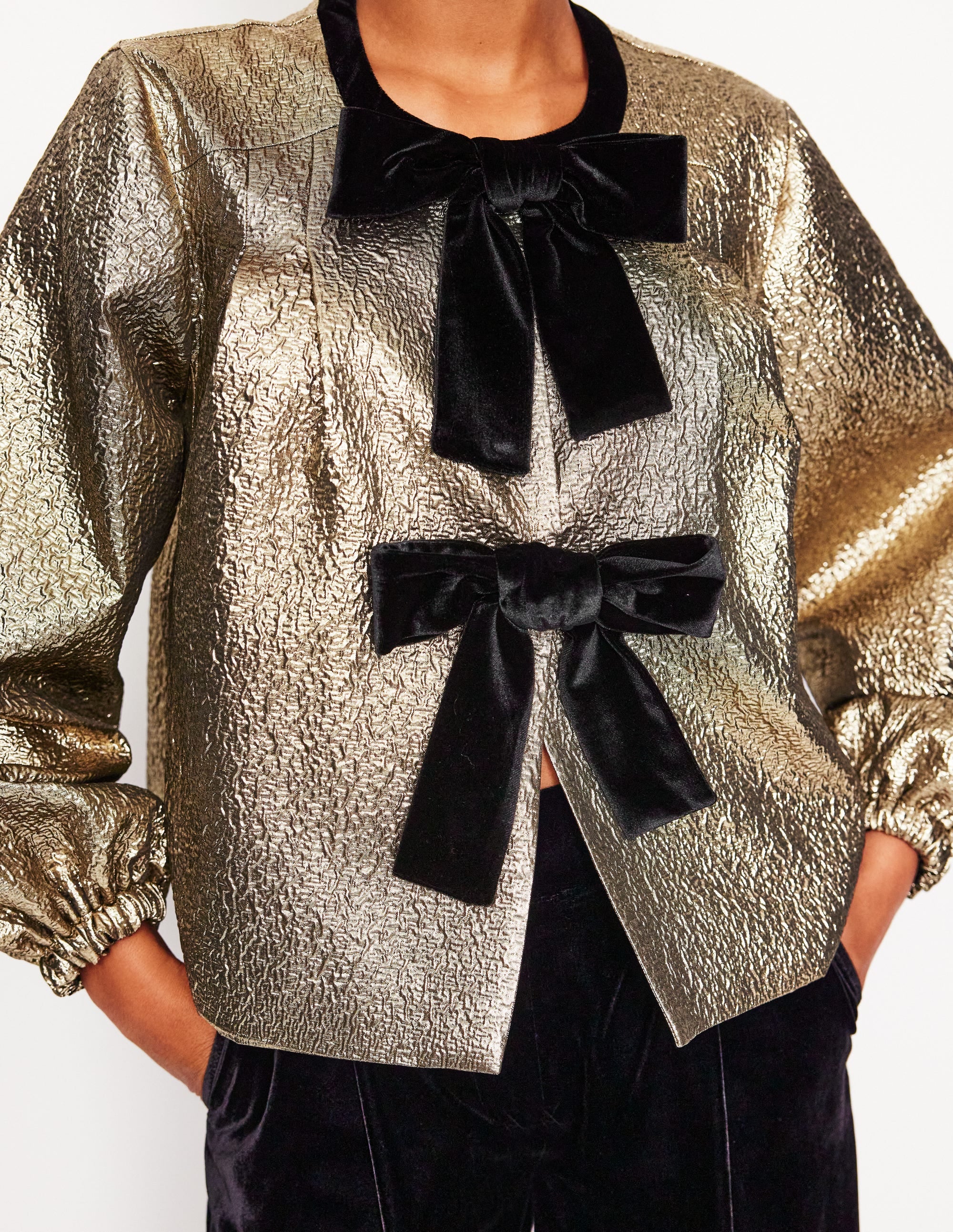 Lurex-Partyjacke-Gold - Image 2