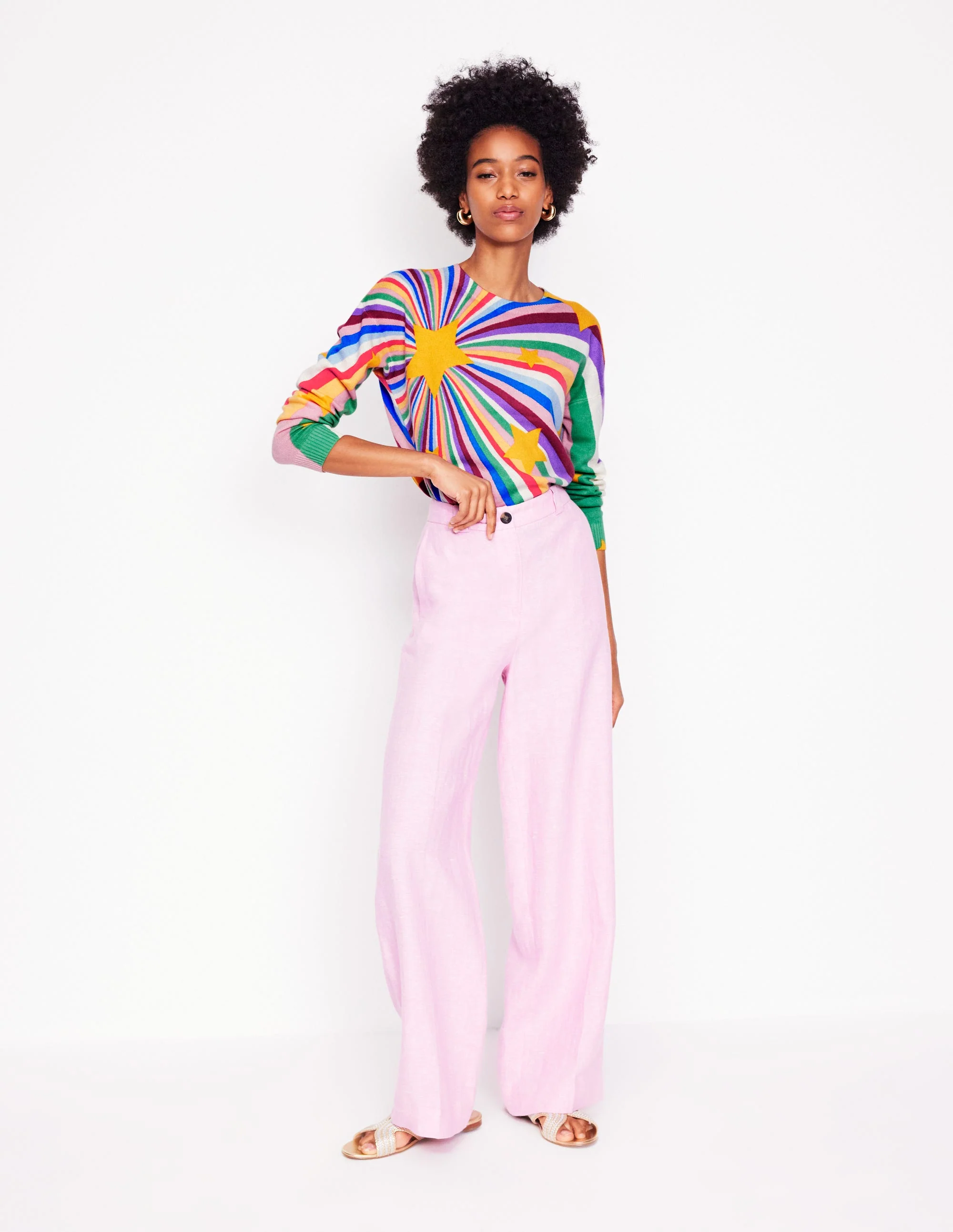 Lydia Kaschmirpullover-Bunt, Supernova - Image 5