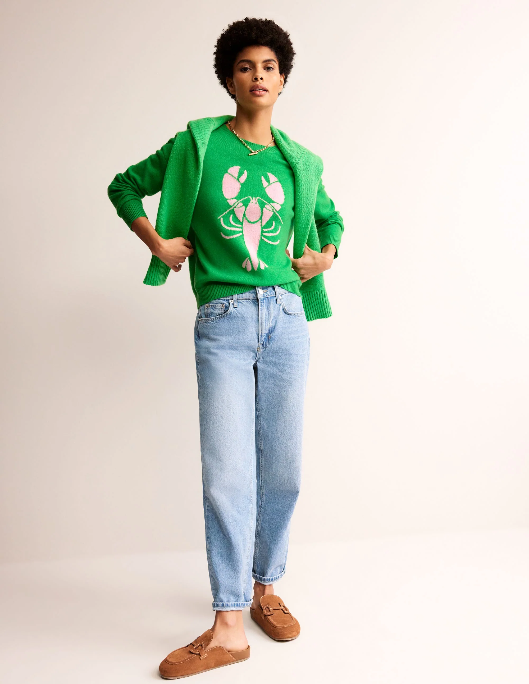 Lydia Kaschmirpullover-Hellgrün, Hummer - Image 7