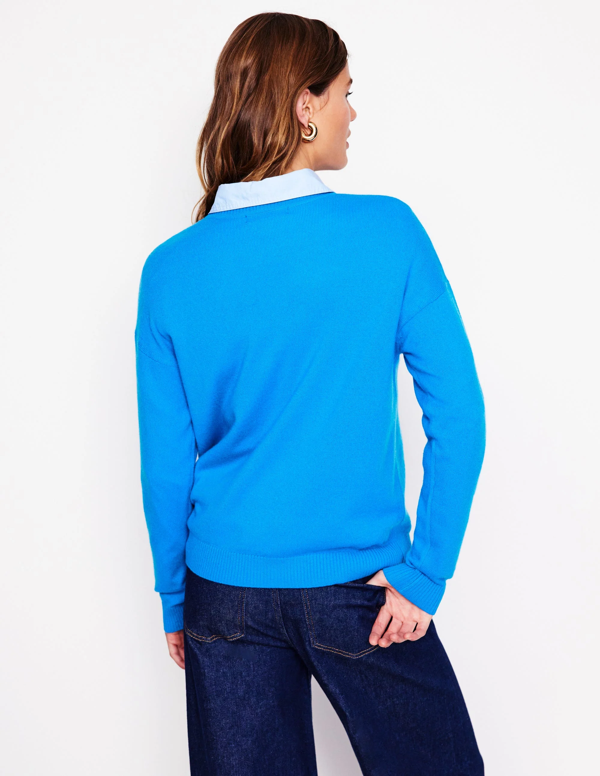 Lydia Kaschmirpullover-Himmelblau - Image 3