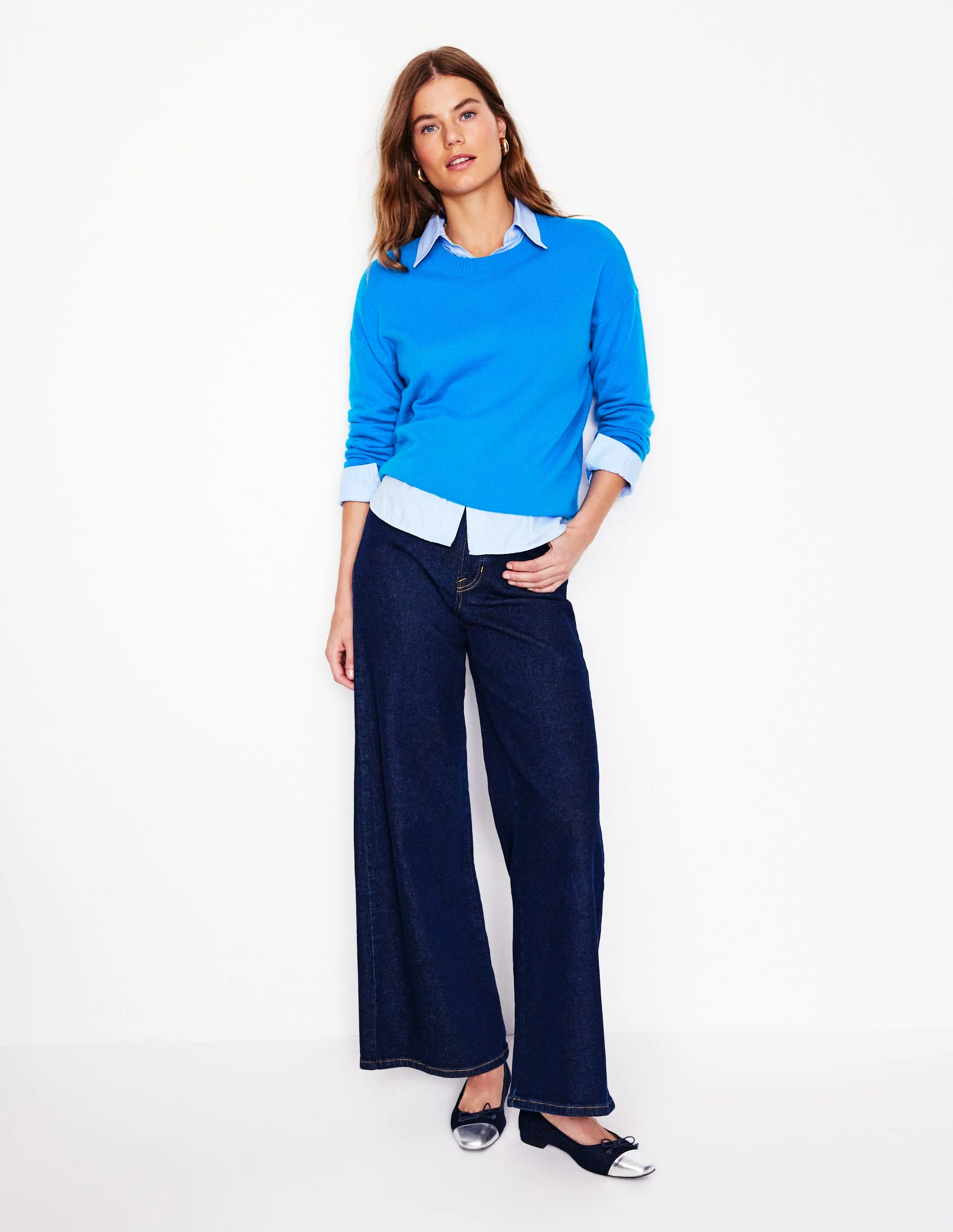 Lydia Kaschmirpullover-Himmelblau - Image 4