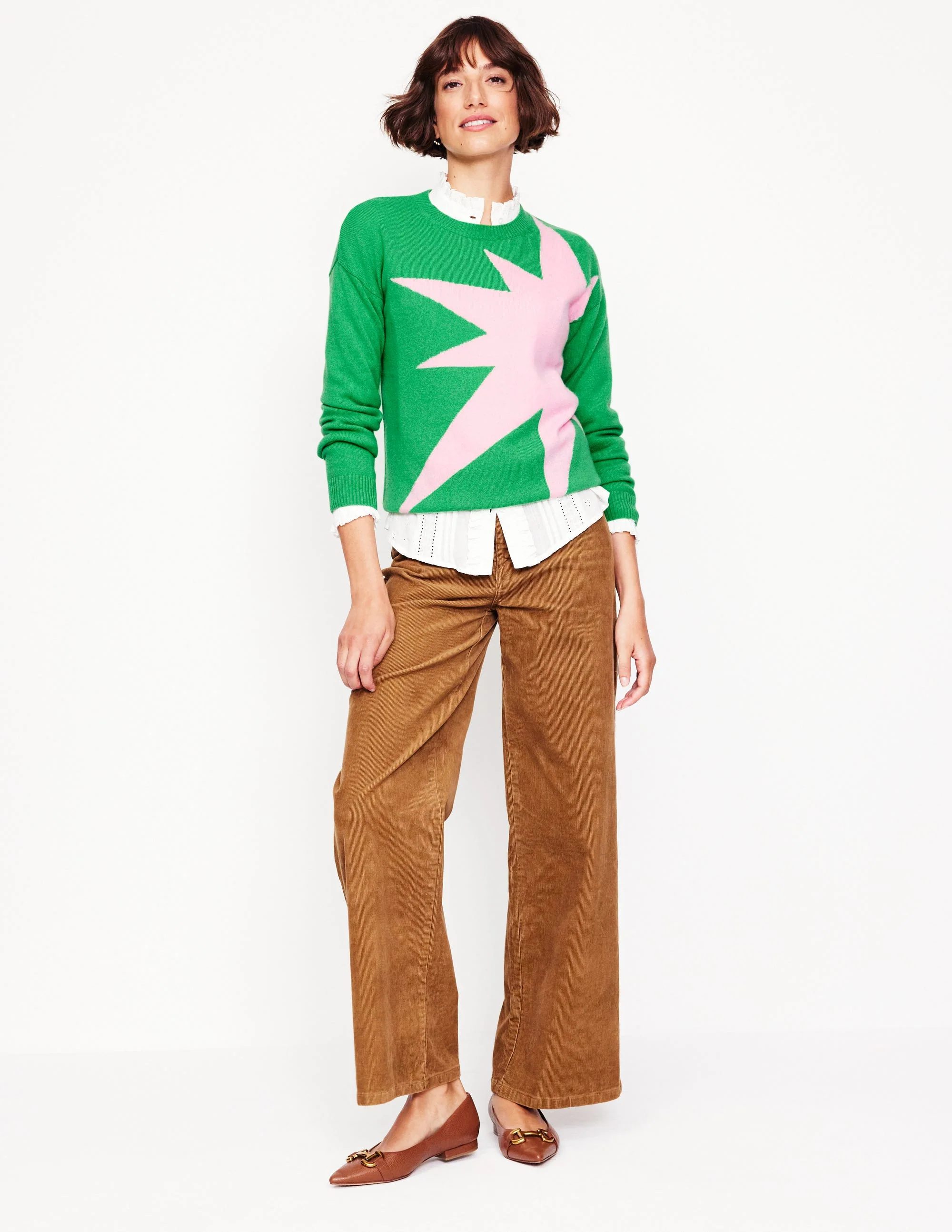 Lydia Kaschmirpullover-Strahlendes Grün, Boom - Image 6