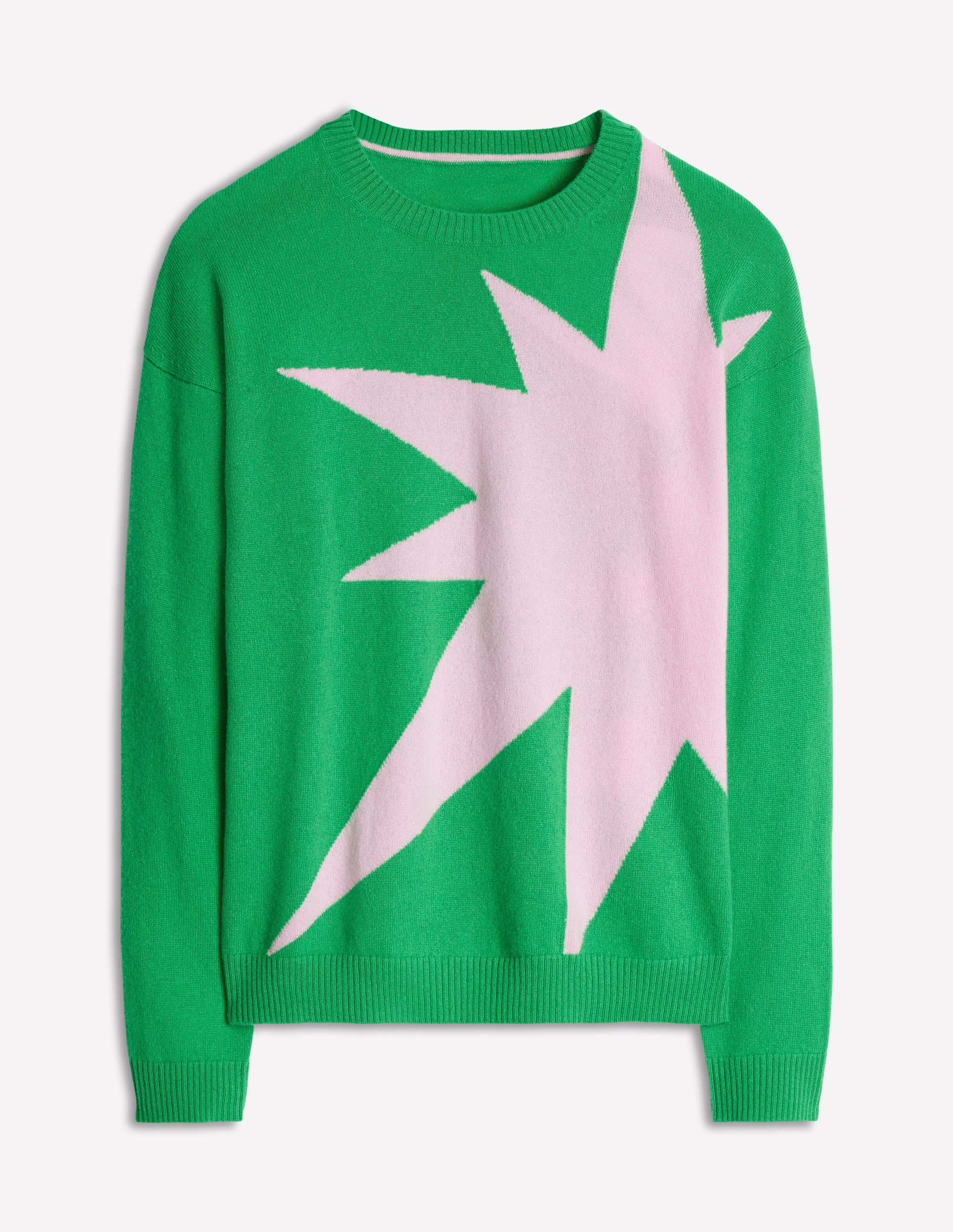 Lydia Kaschmirpullover-Strahlendes Grün, Boom - Image 7
