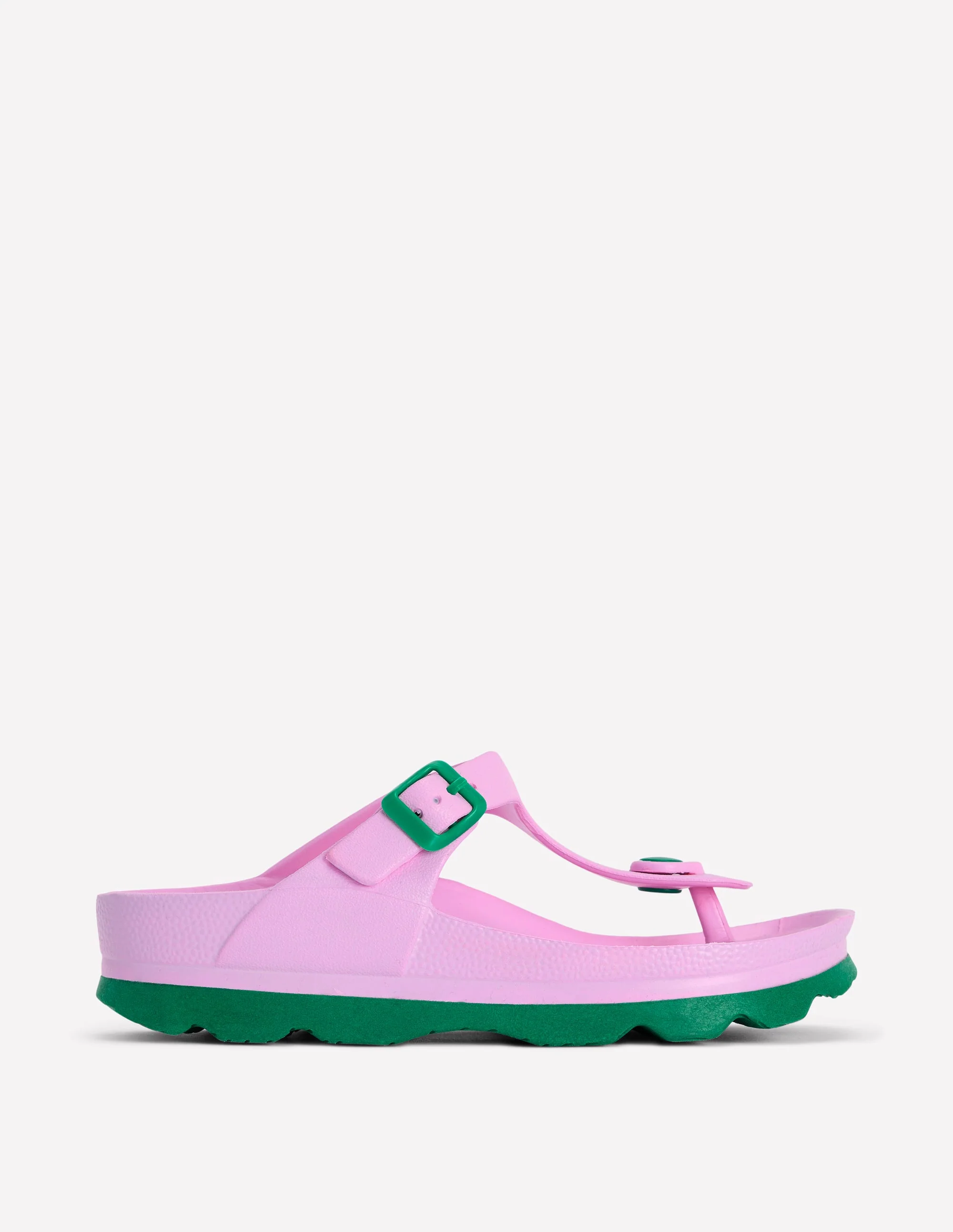 Lyla Sandalen mit Zehensteg-Rosa/Grün