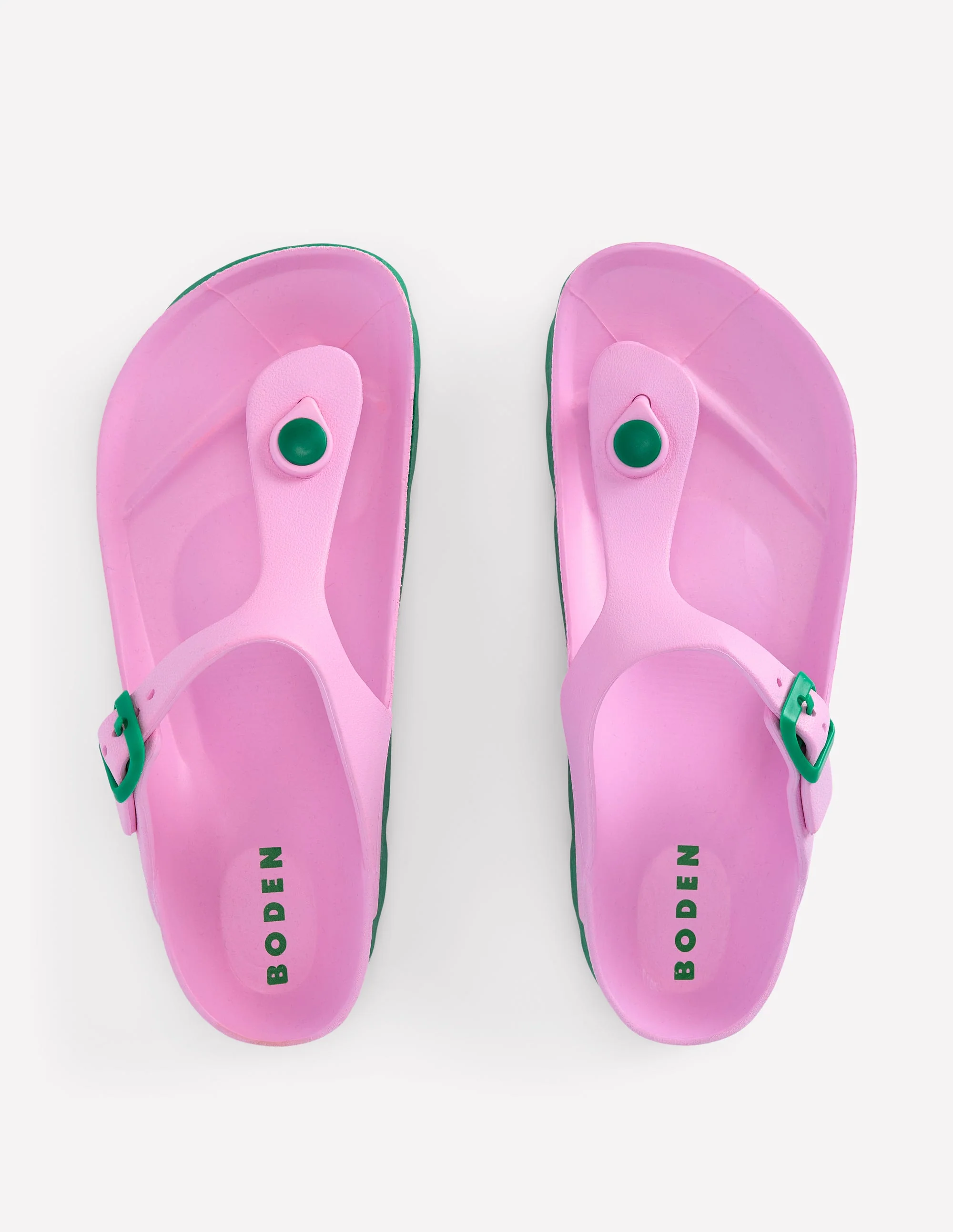 Lyla Sandalen mit Zehensteg-Rosa/Grün - Image 6