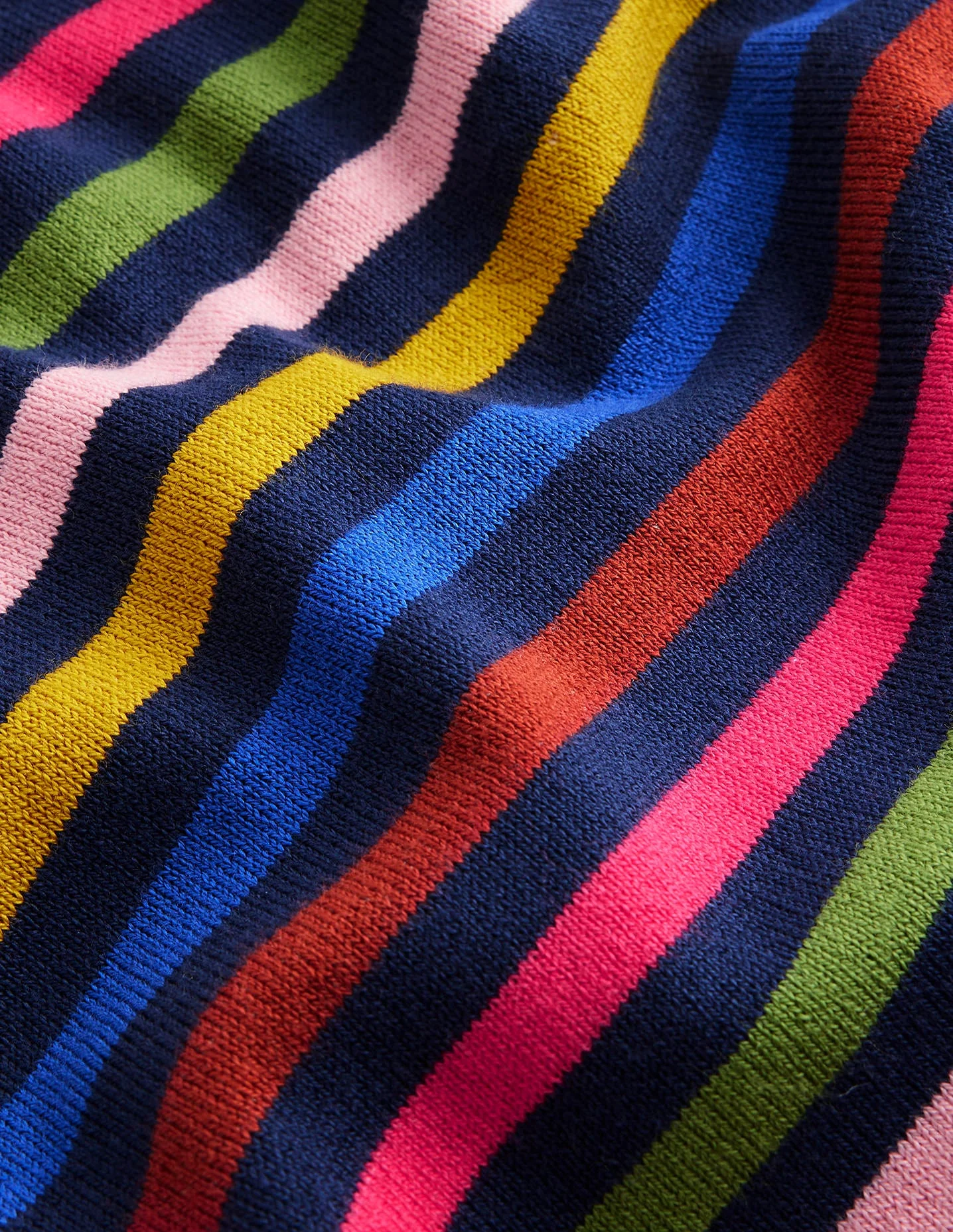 Maria Midi-Strickkleid-Bunt Streifen - Image 6